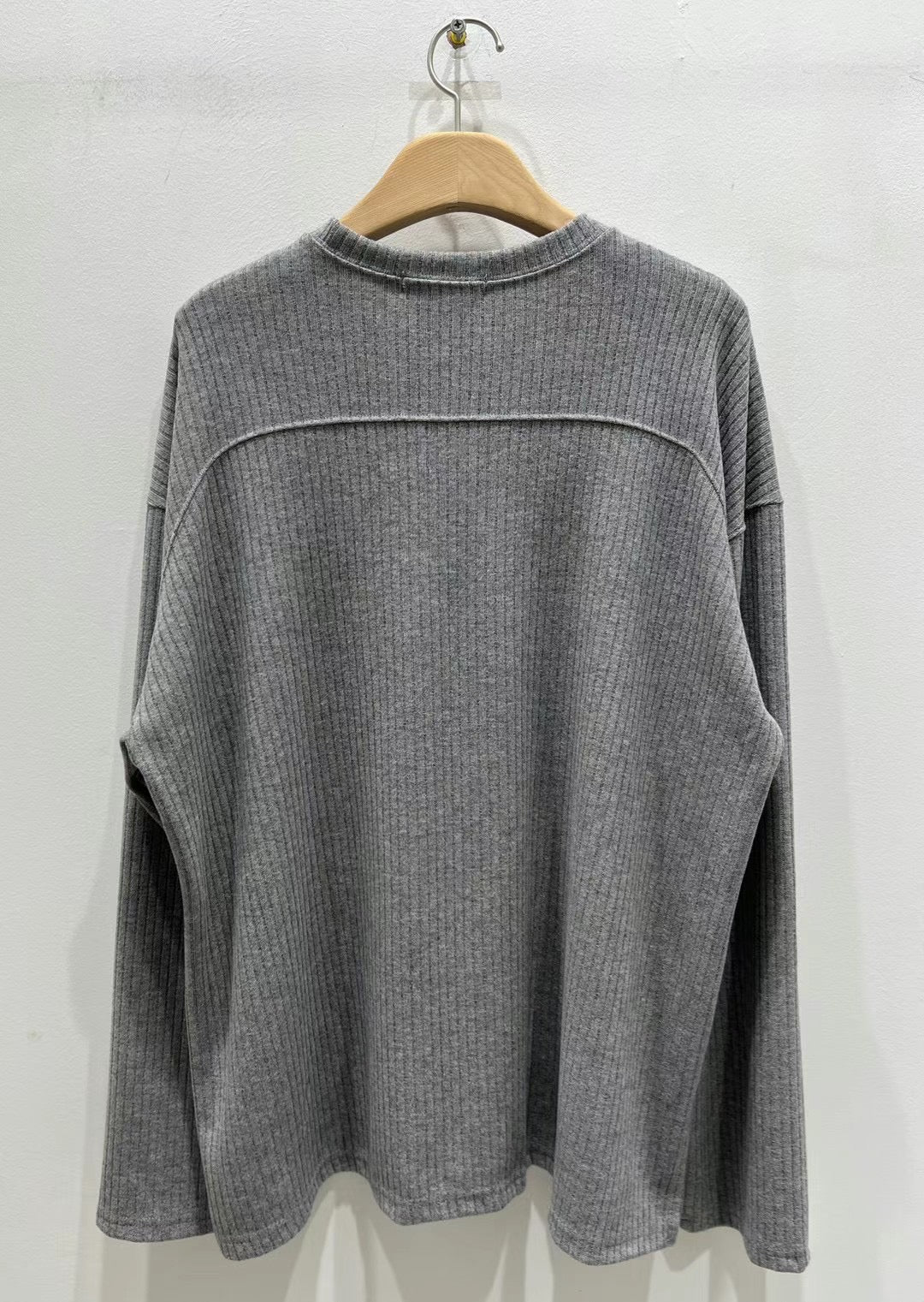RIBBED COTTON TEE