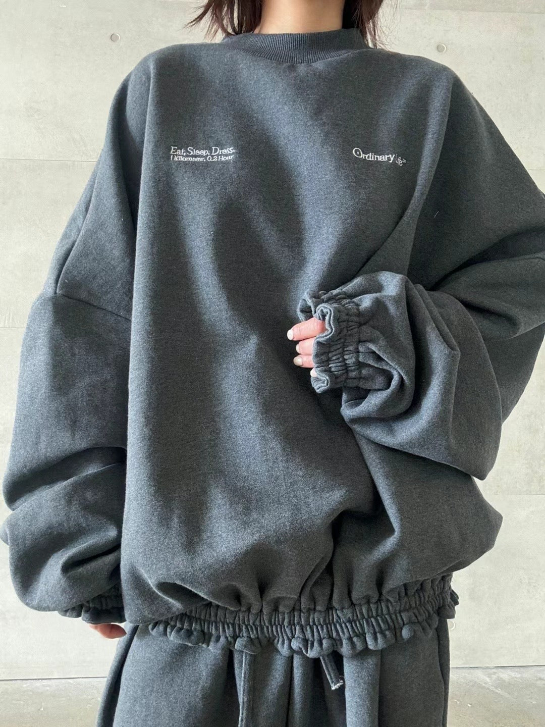 RUFFLE ENDED SWEATER