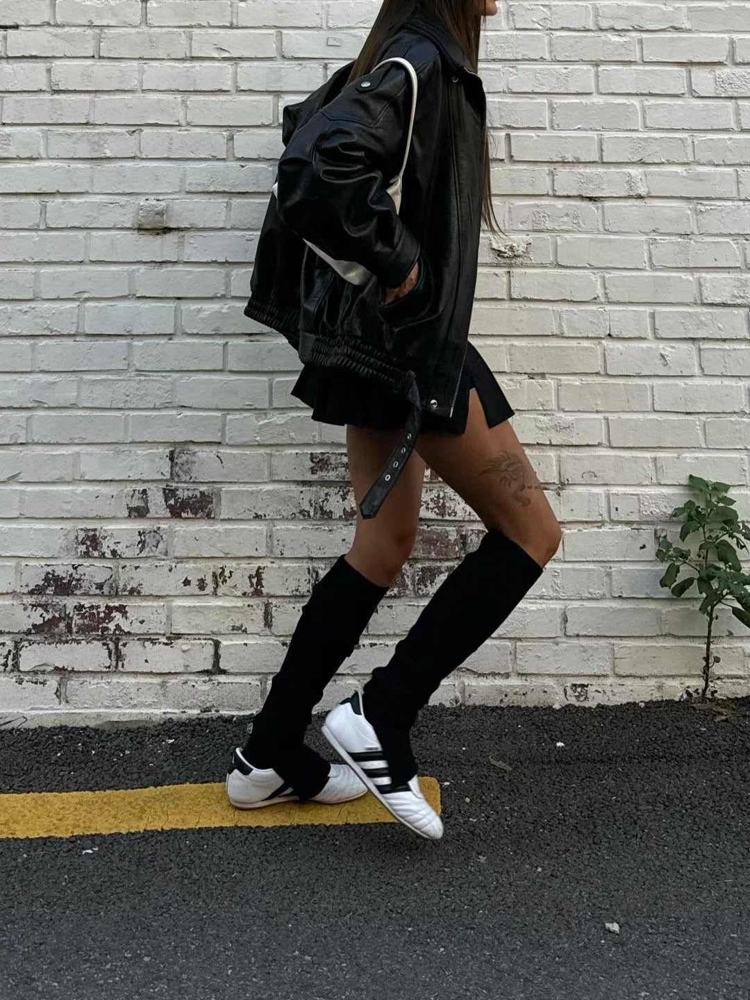 SHEEPSKIN LEATHER BIKER