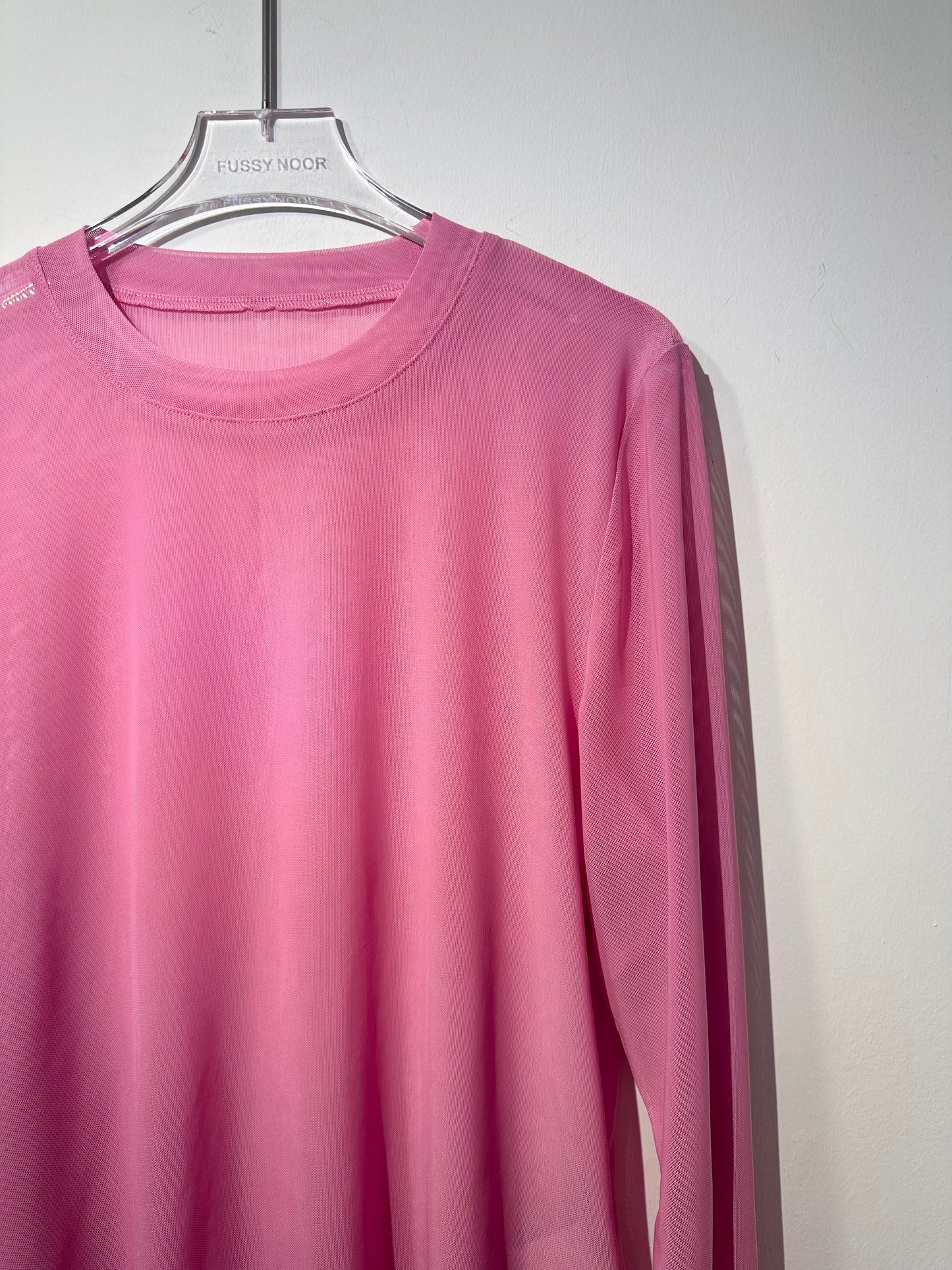 • FUSSY MADE • SHEER MESH TOP