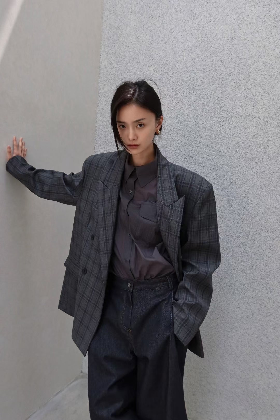 HARMONY CHECKED BLAZER