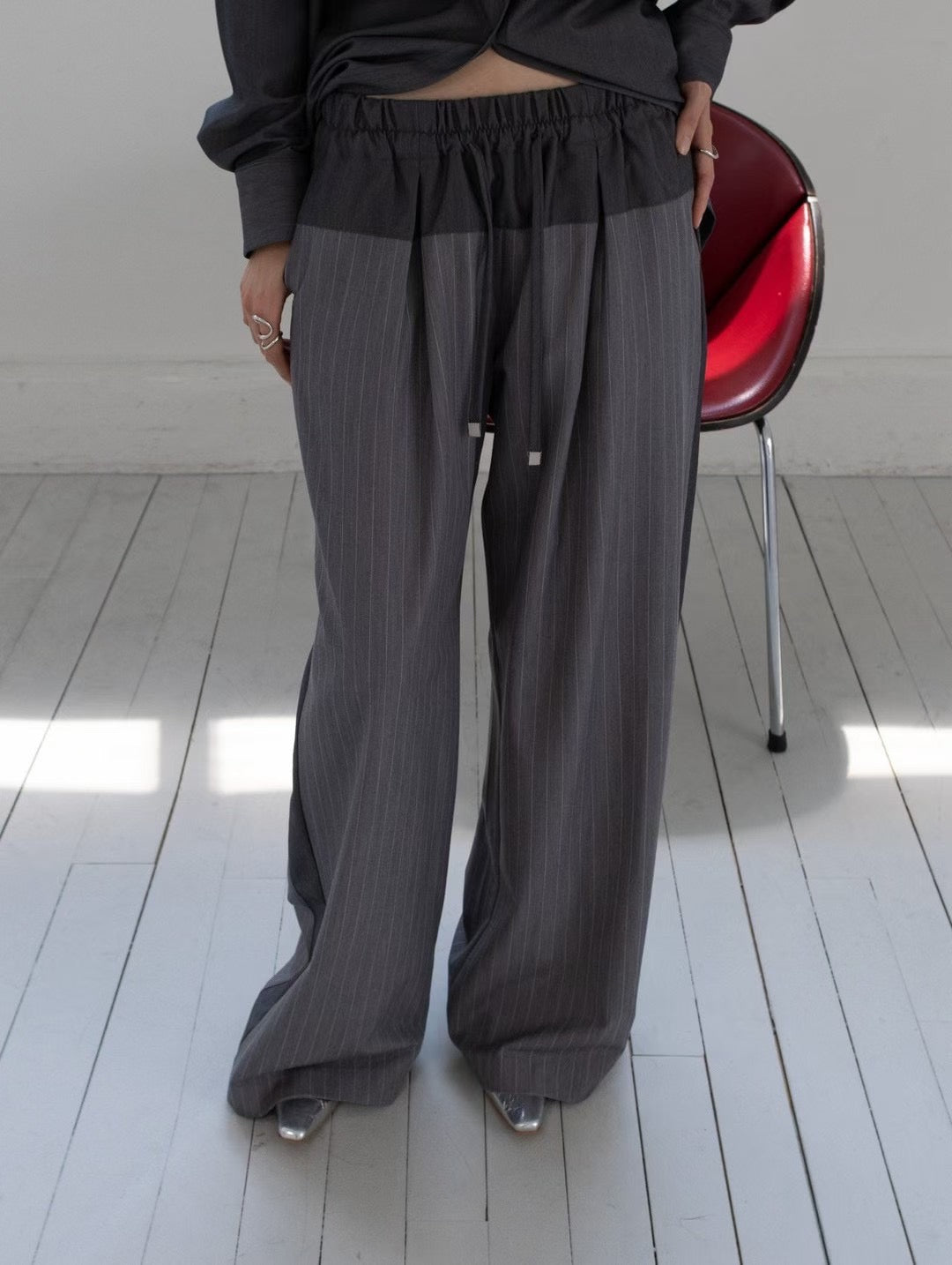 ELEGANT LOUNGE PINSTRIPES PANTS