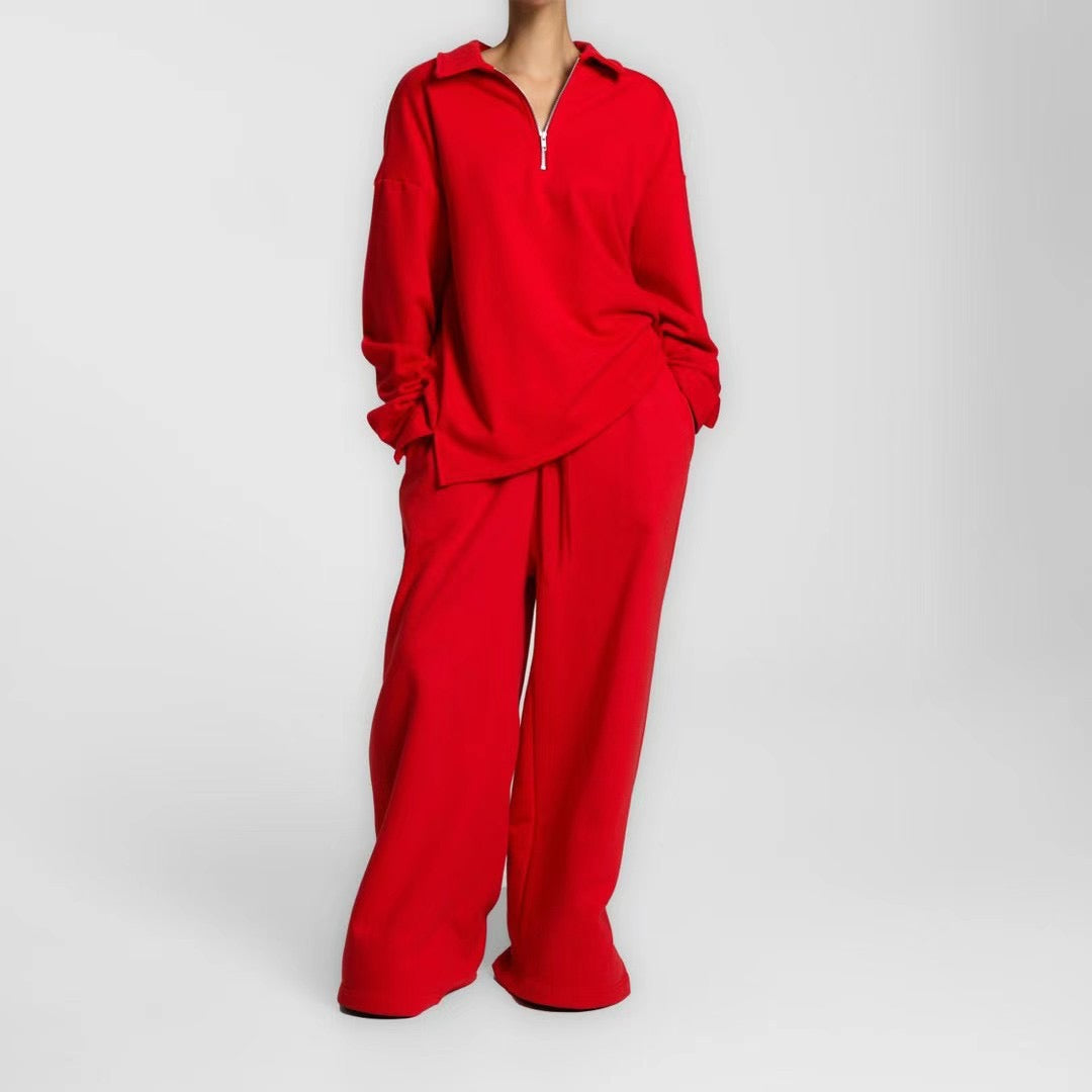 ZIP UP COTTON TOP
