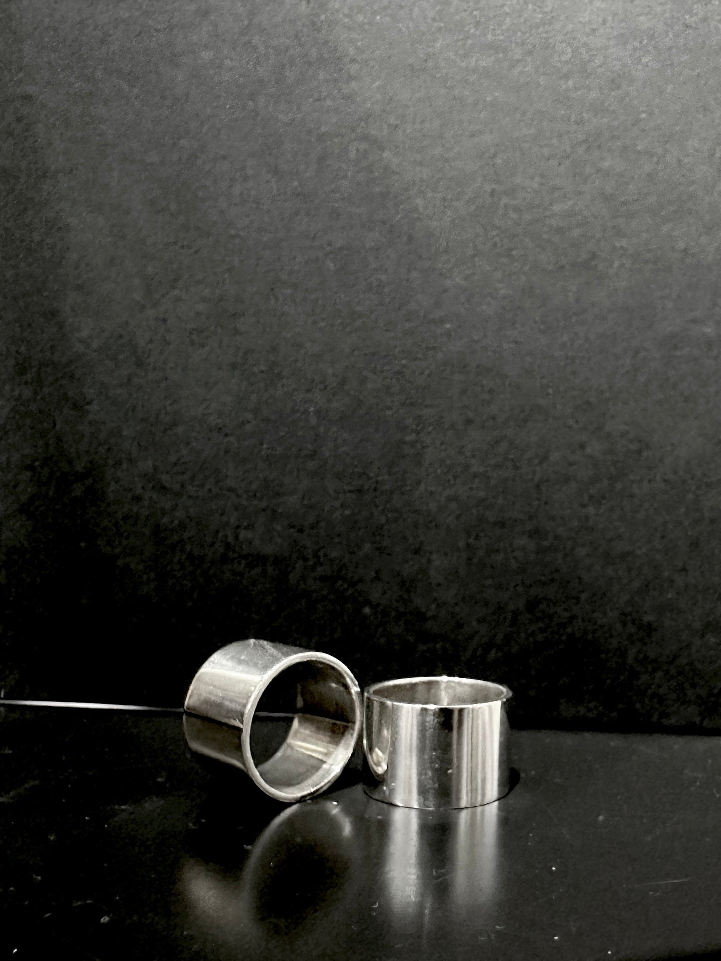 925 HANDMADE FLAT SURFACE RING (12MM)