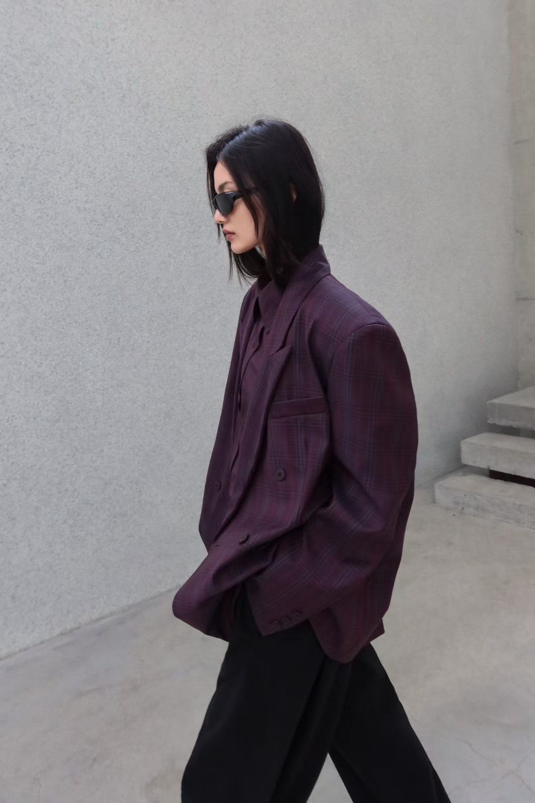 HARMONY CHECKED BLAZER