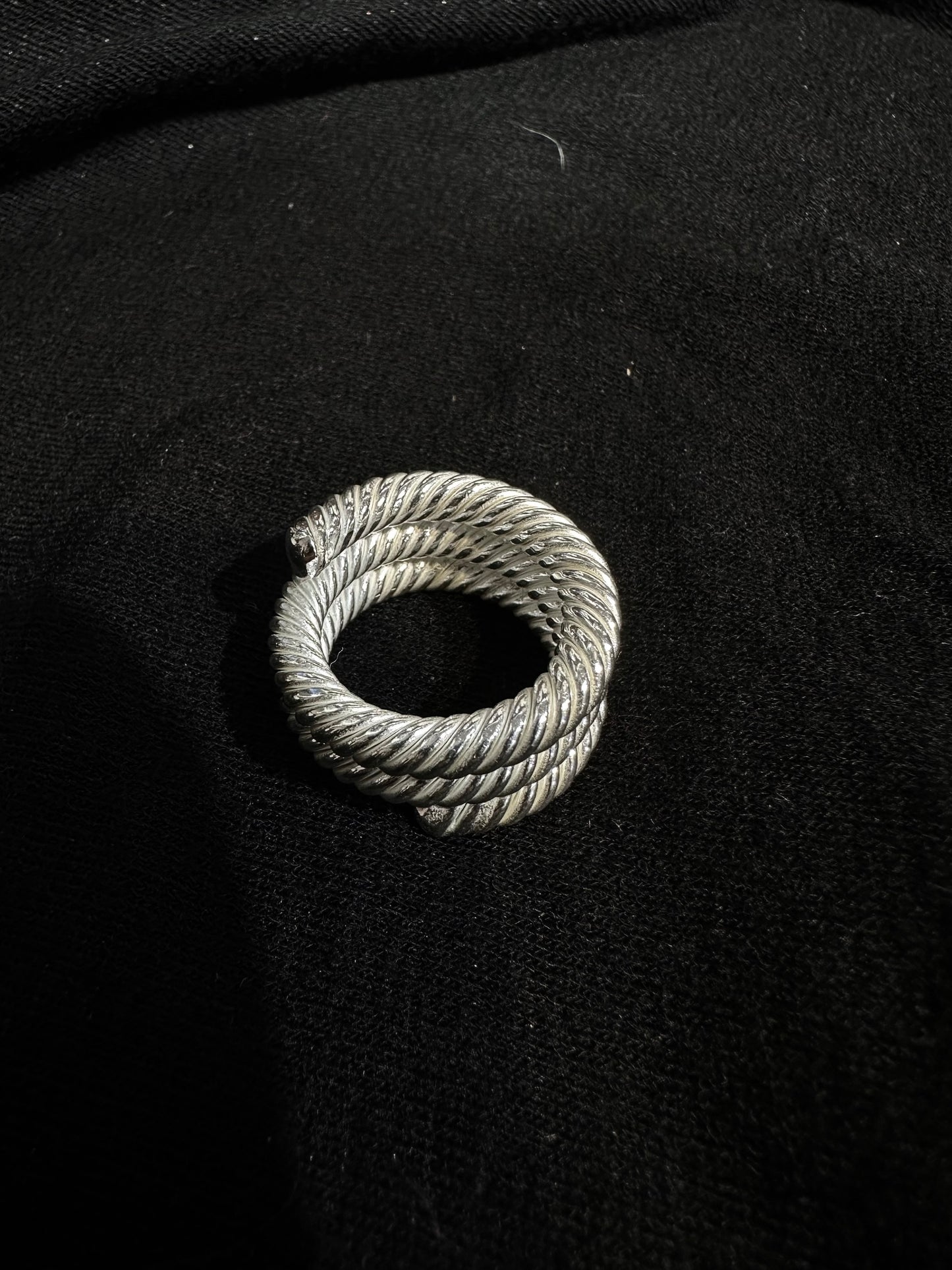 HANDMADE 925 SLASH WRAP RING