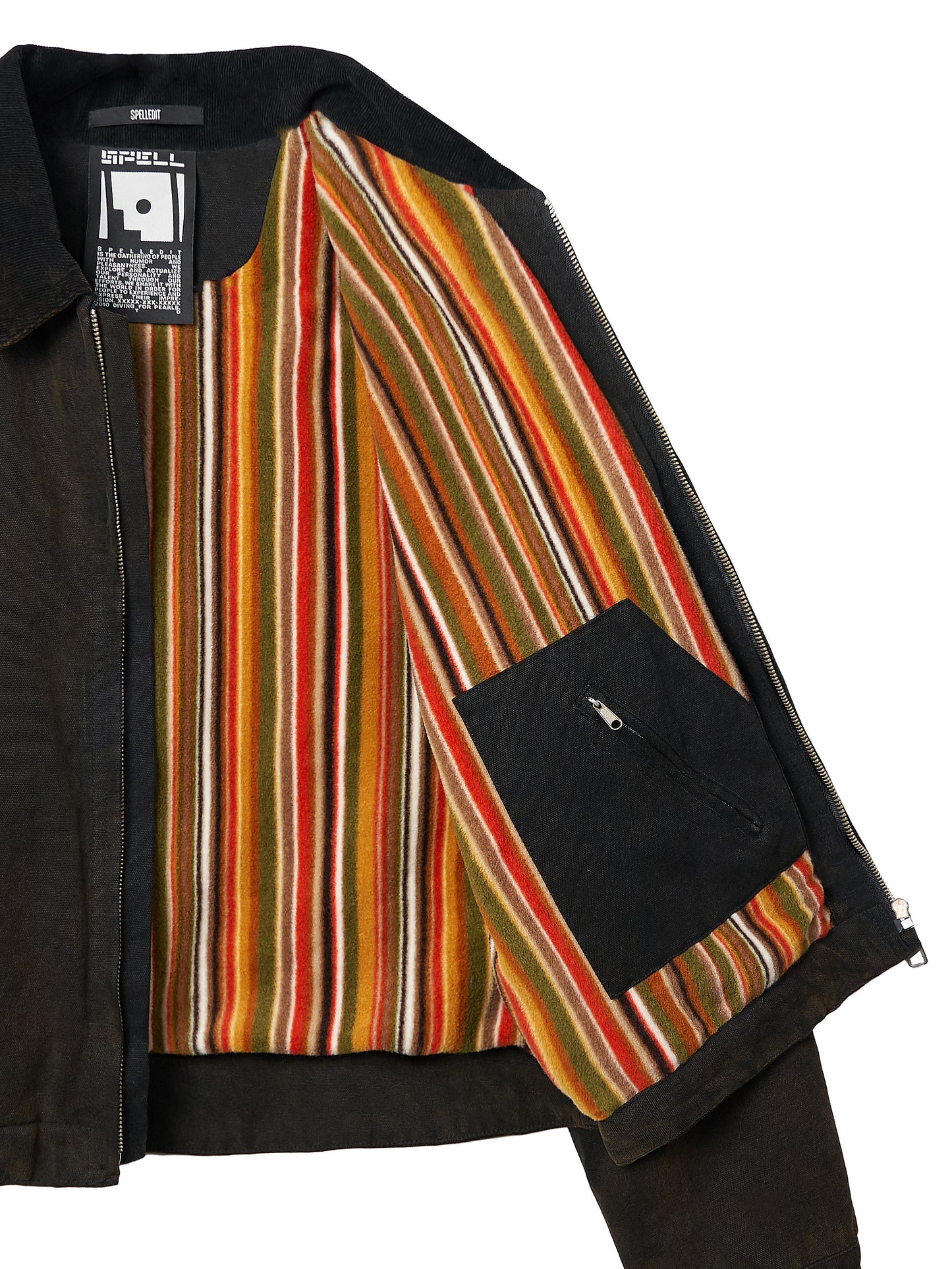 WASHED COTTON WORK JACKET