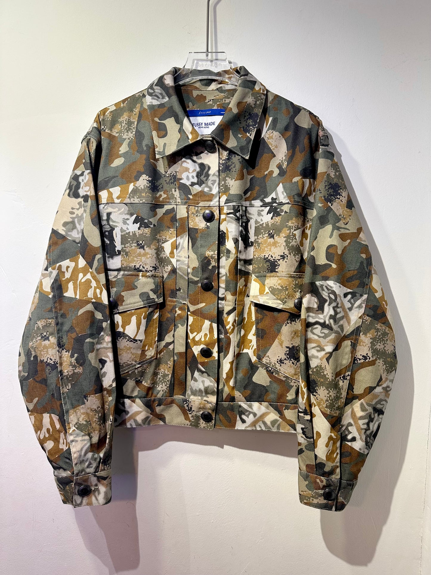 • FUSSY MADE • CAMO PATCHED JACKET