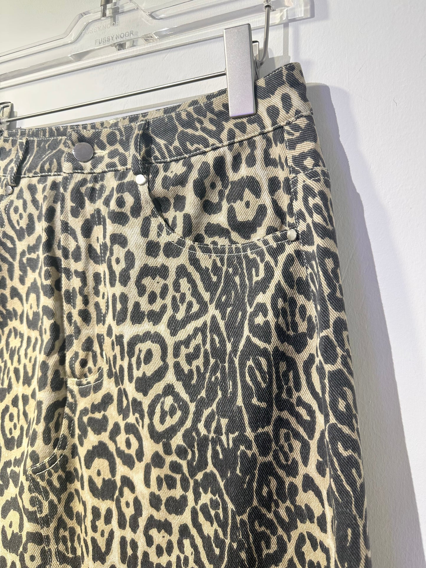 • FUSSY MADE • JAGUAR PATTERNED SKIRT