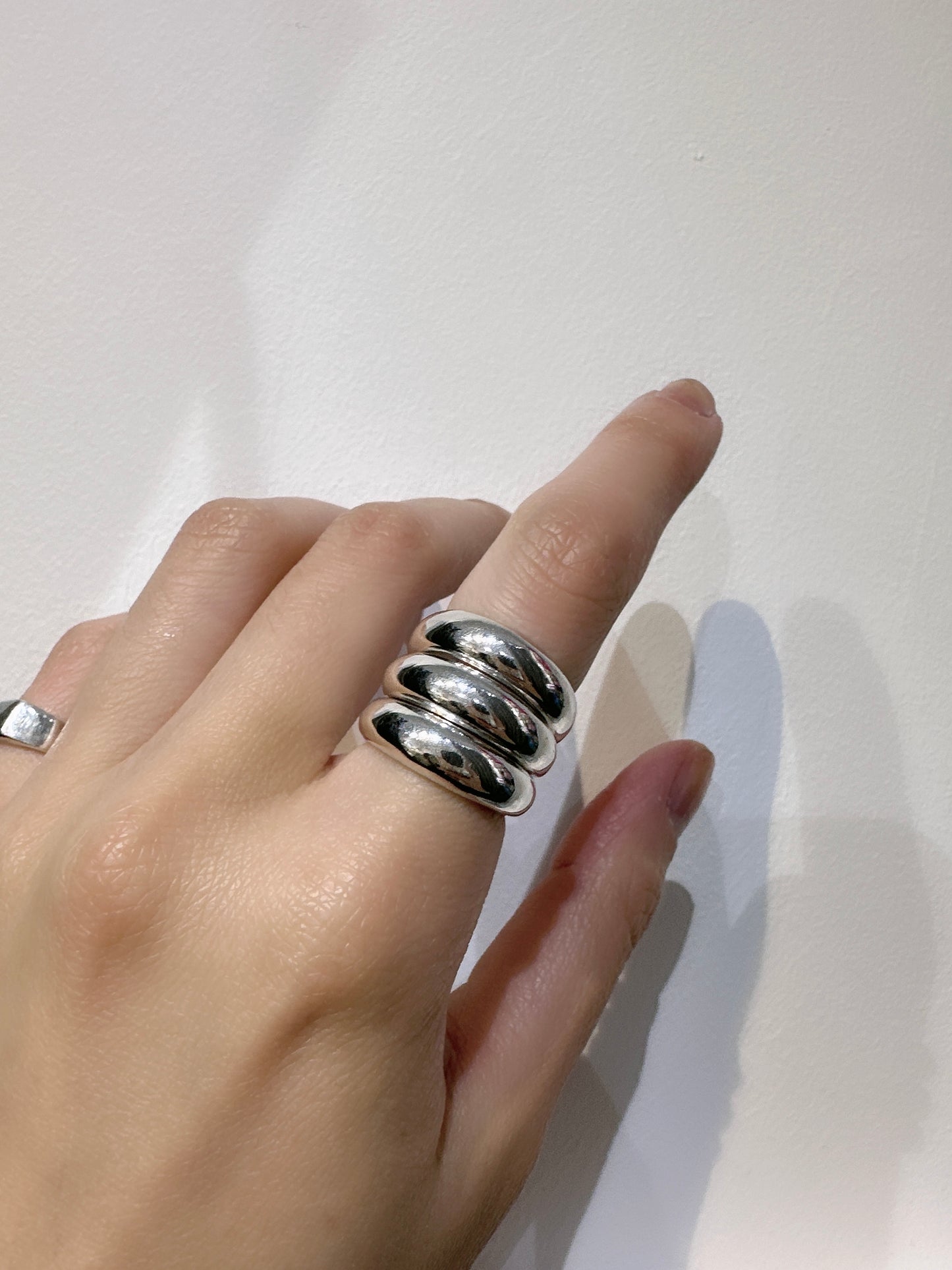 925 HANDMADE 3 ATTACHED RING