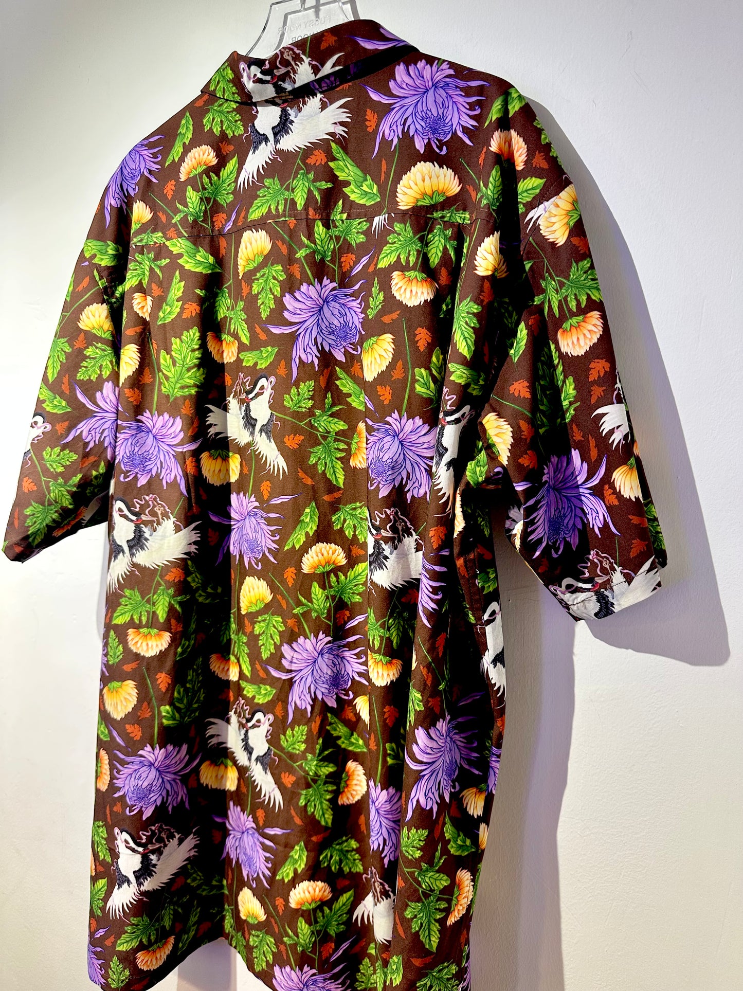 • FUSSY MADE • CRANE PEONY SHIRT