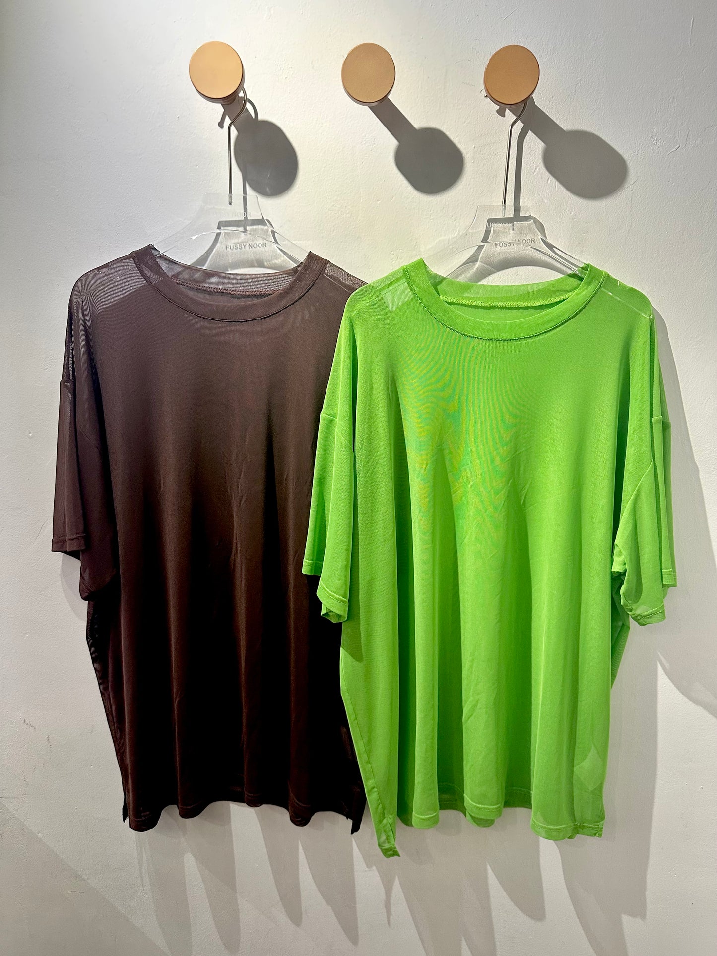 • FUSSY MADE • AIRY MESH TOP - OVERSIZED
