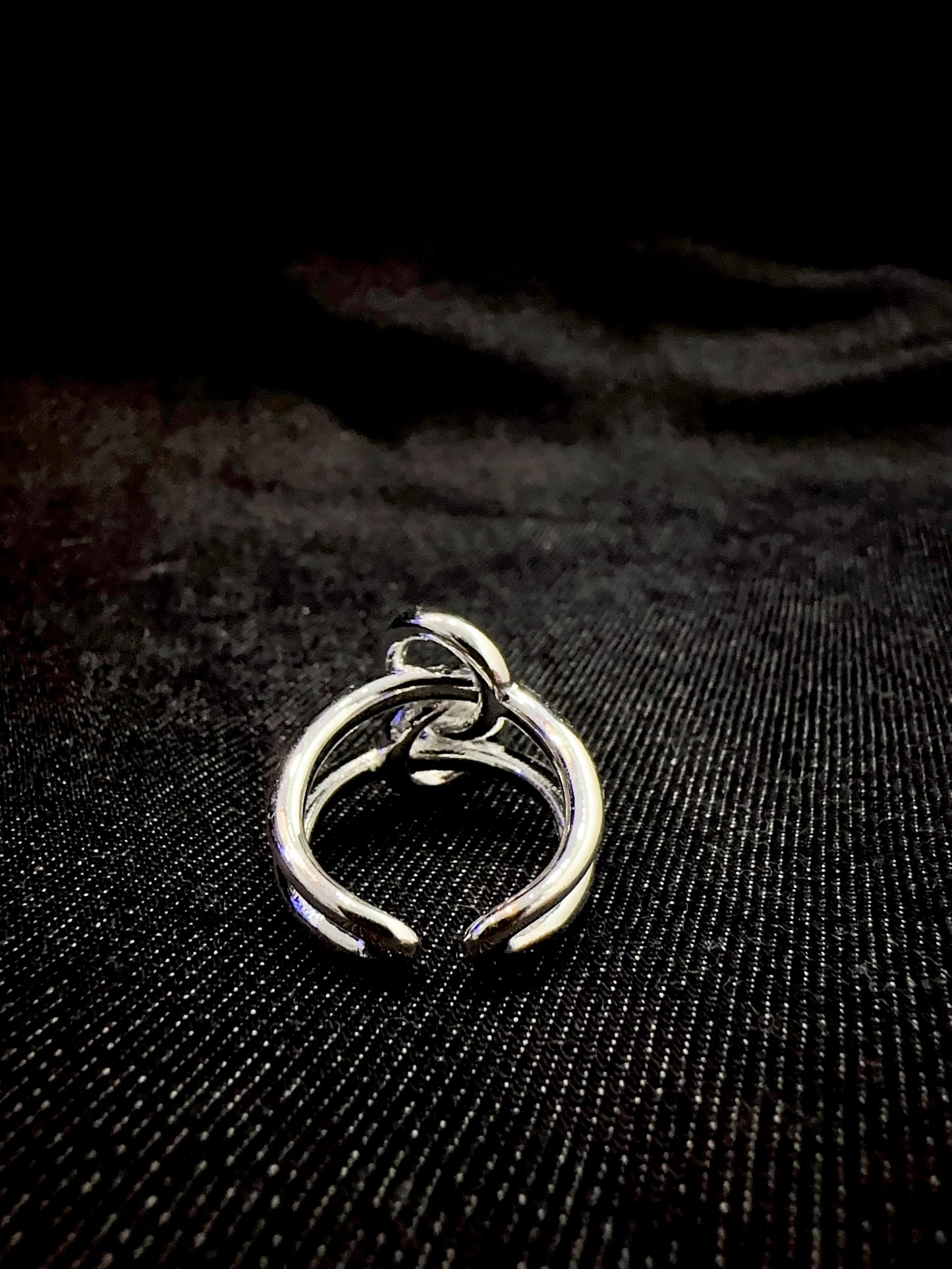 925 INFINITE HOOP RING