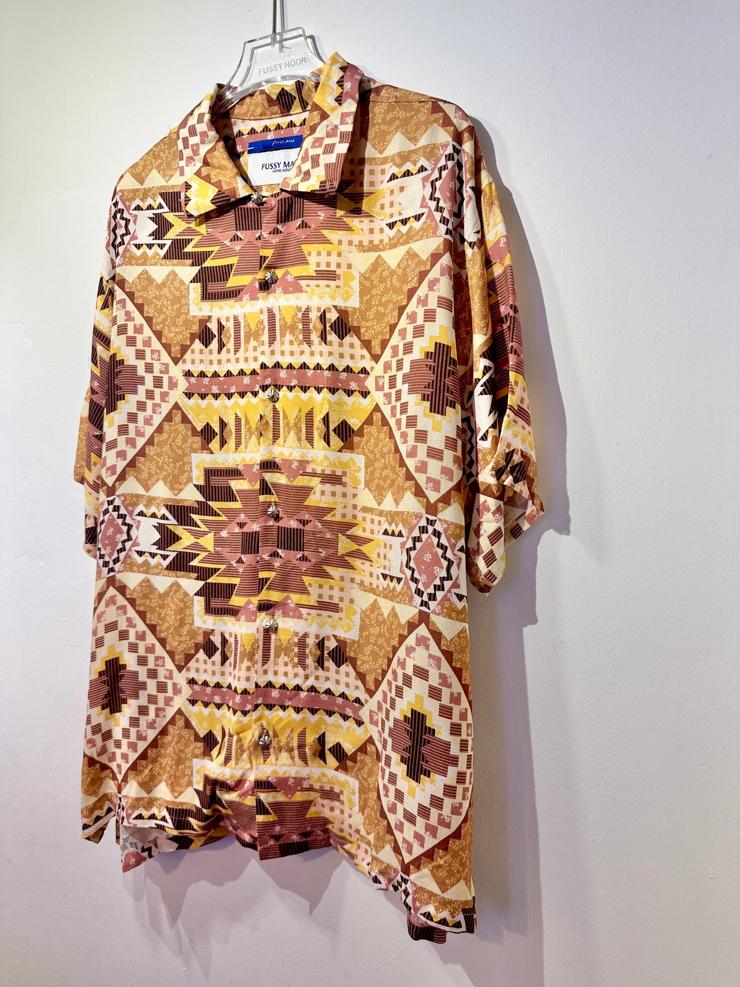 • FUSSY MADE • AZTEC JACQUARD SHIRT