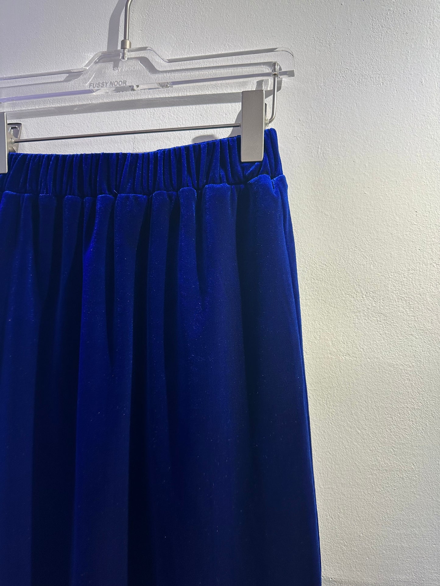 • FUSSY MADE • VELVET PENCIL SKIRT