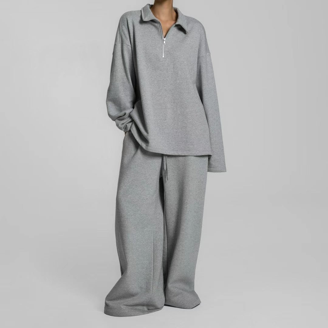 ZIP UP COTTON TOP