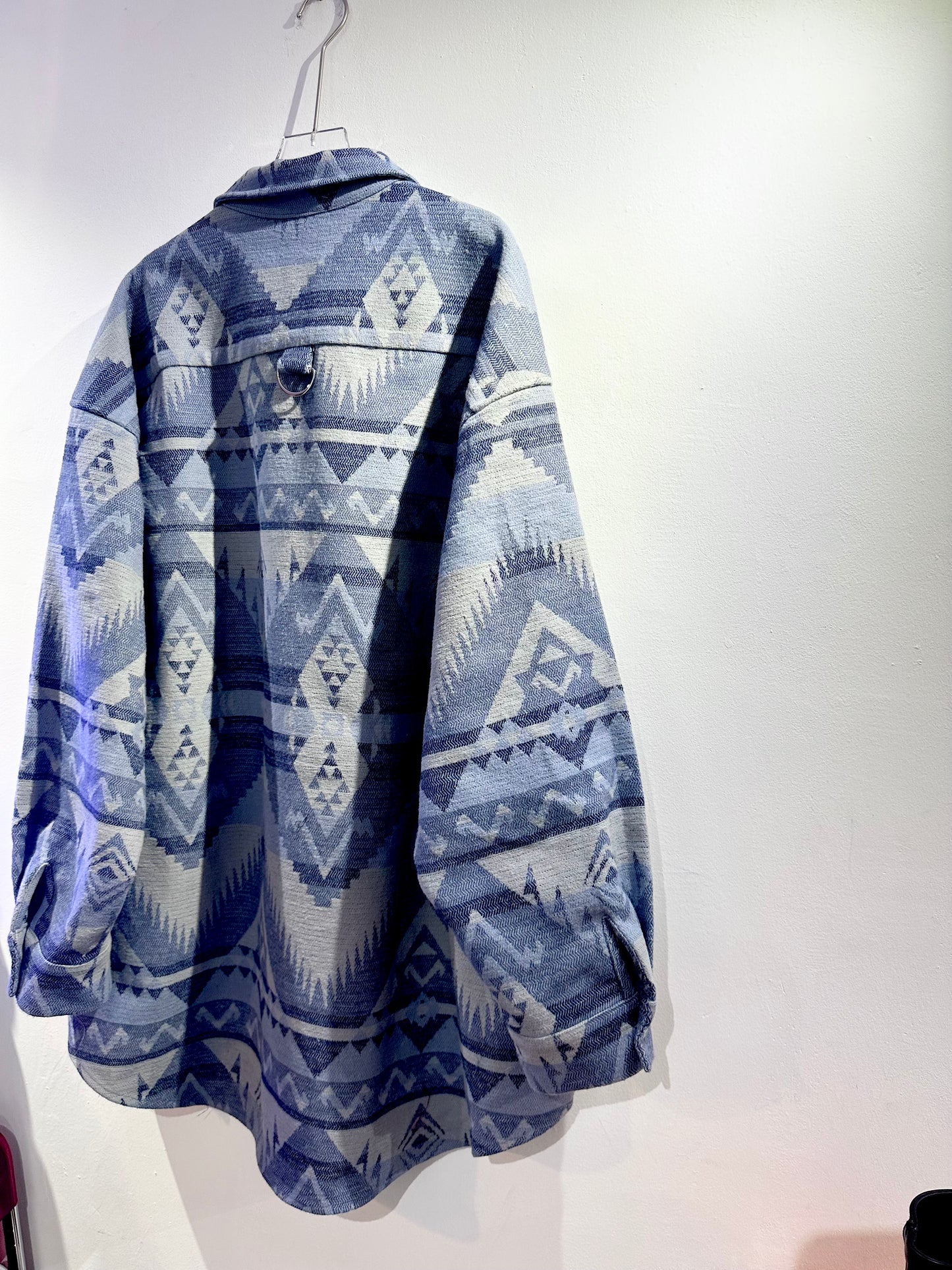 • FUSSY MADE • WOVEN TETRIS SHIRT