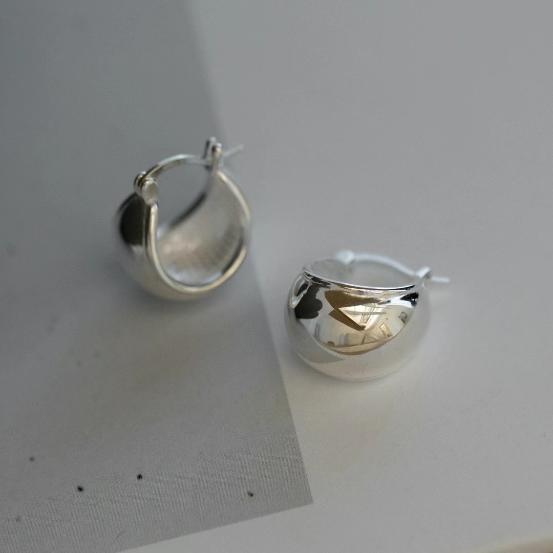 925 CURVE EARRINGS