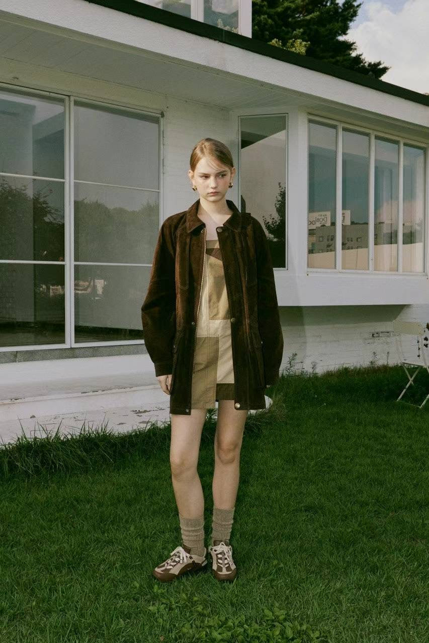 BIG POCKET SUEDE JACKET
