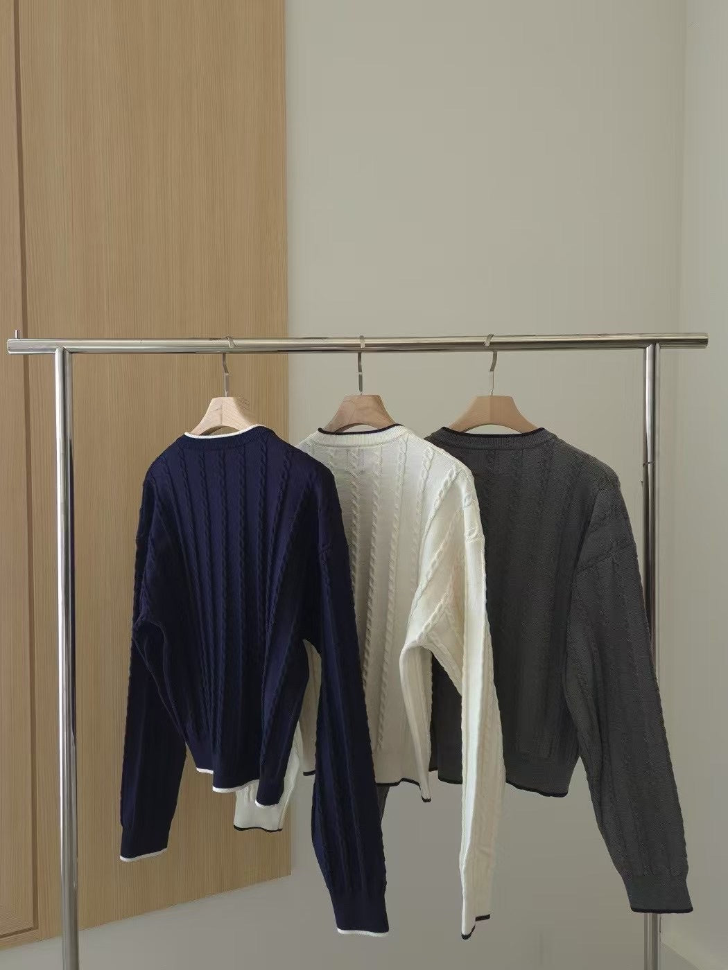 LINK BRAID CARDIGAN- 3 COLOURS