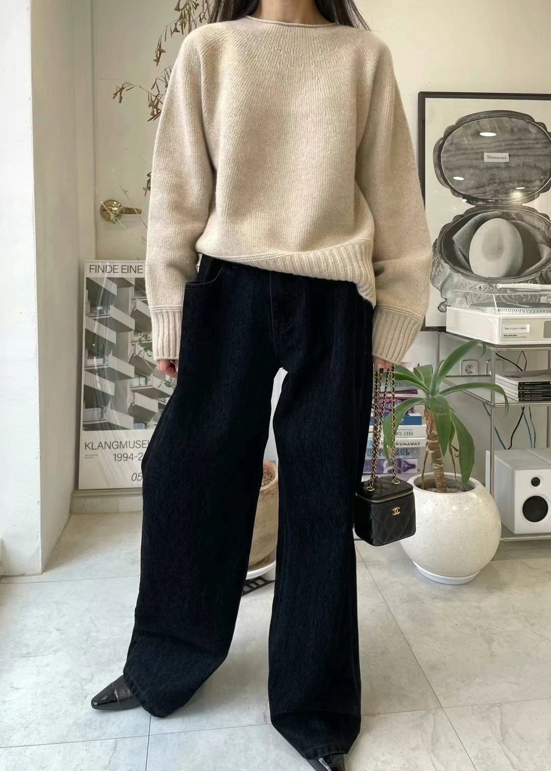 CASHMERE KNIT - 2 COLOURS