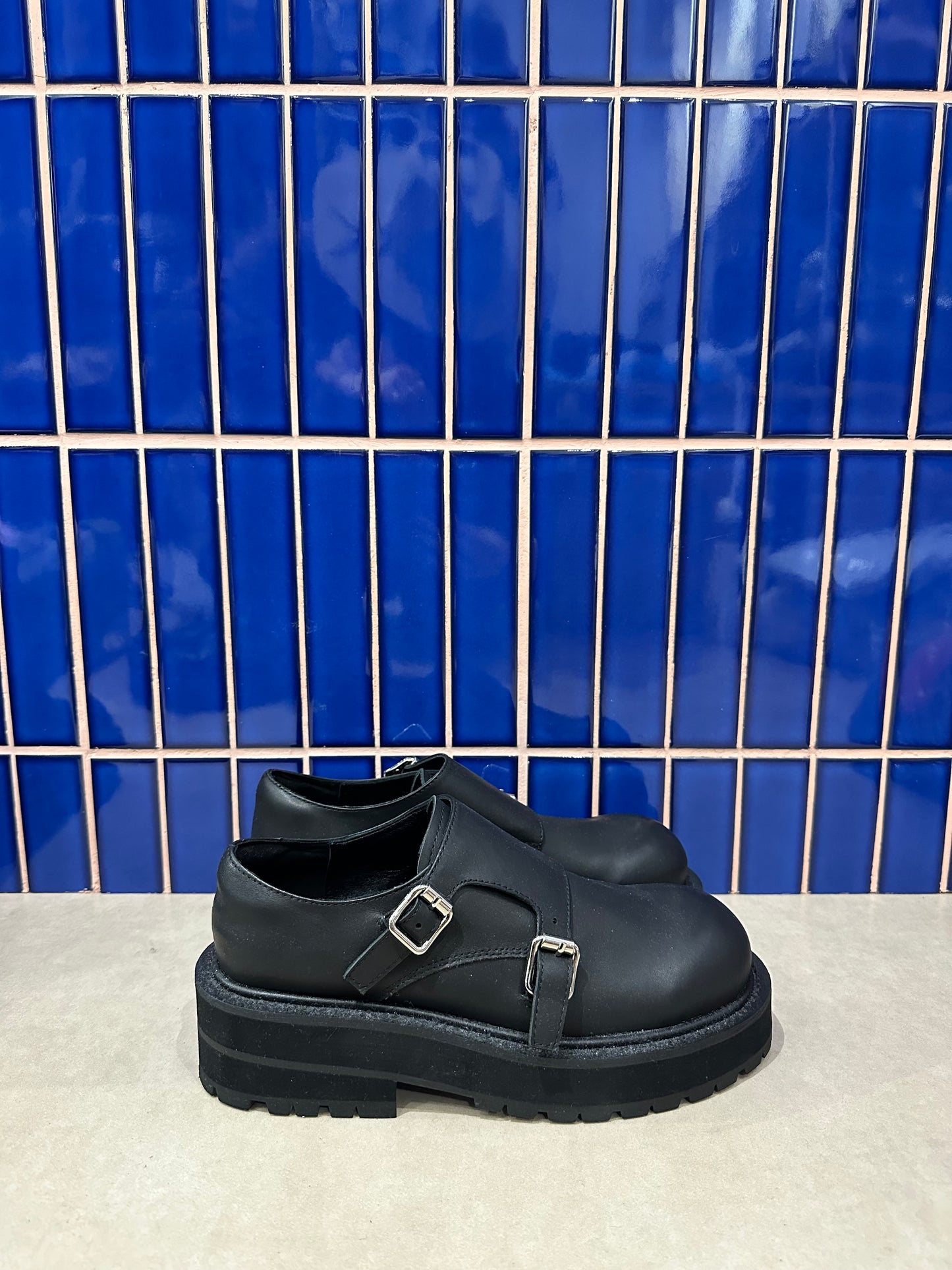 11.11 SPECIAL OFFER - MONK LEATHER SHOES ( CALF LEATHER )