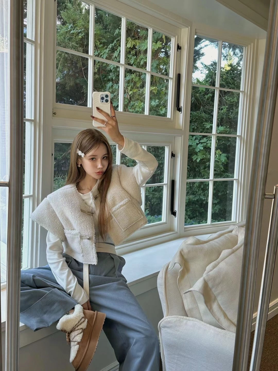 DOUBLE BELT PANTS