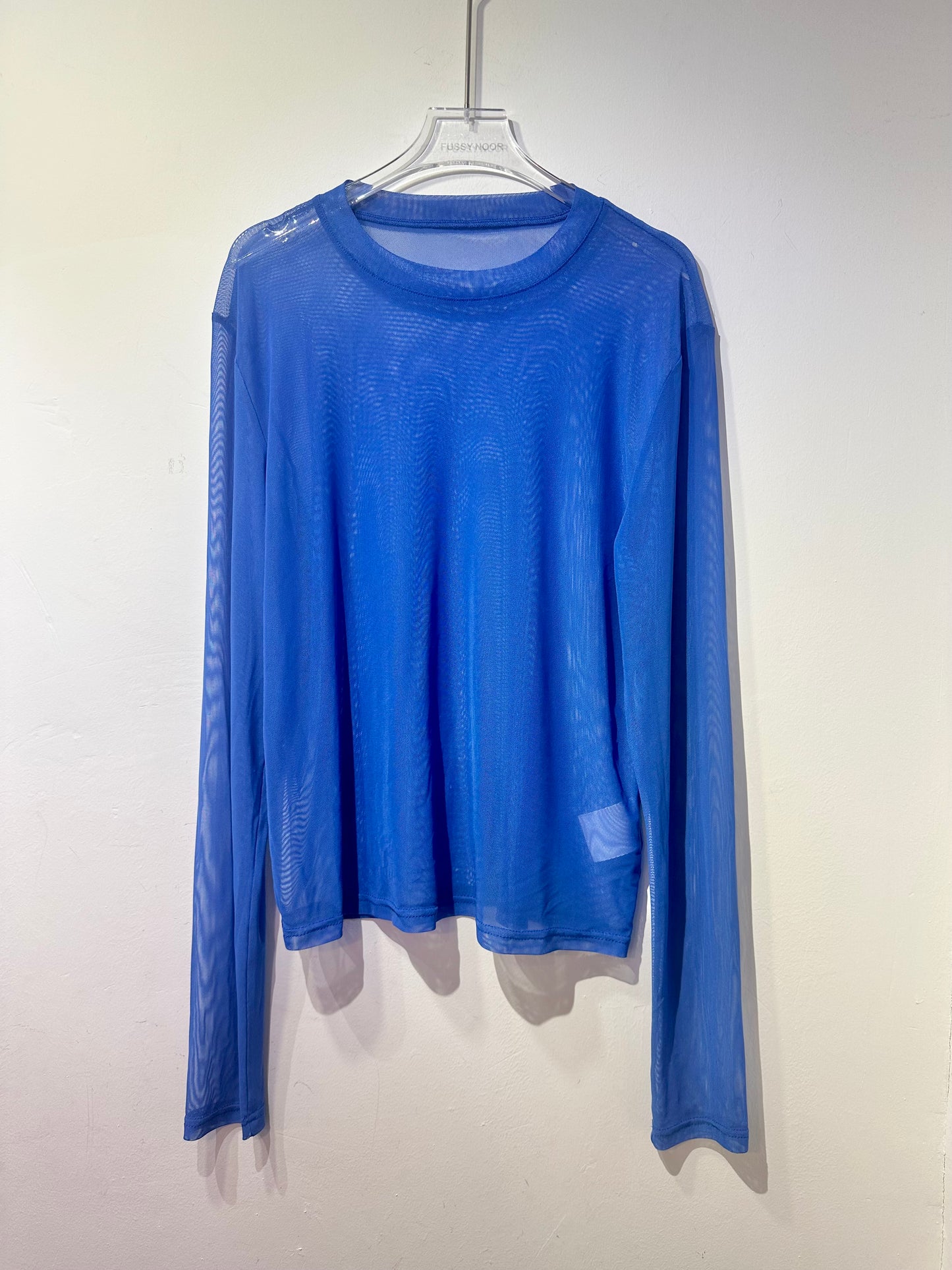 • FUSSY MADE • SHEER MESH TOP