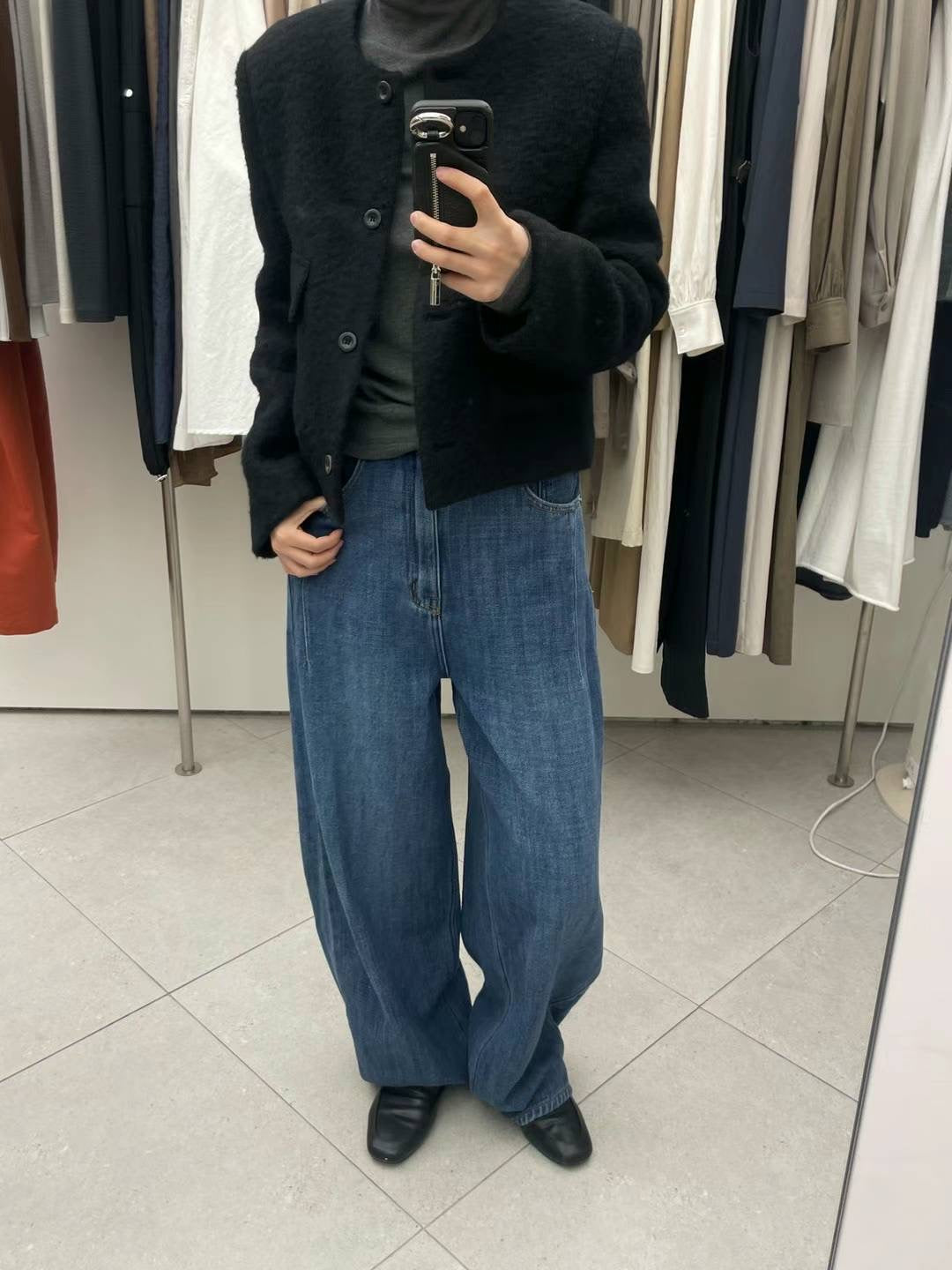 BALOON CUTTING JEANS - 1 COLOUR
