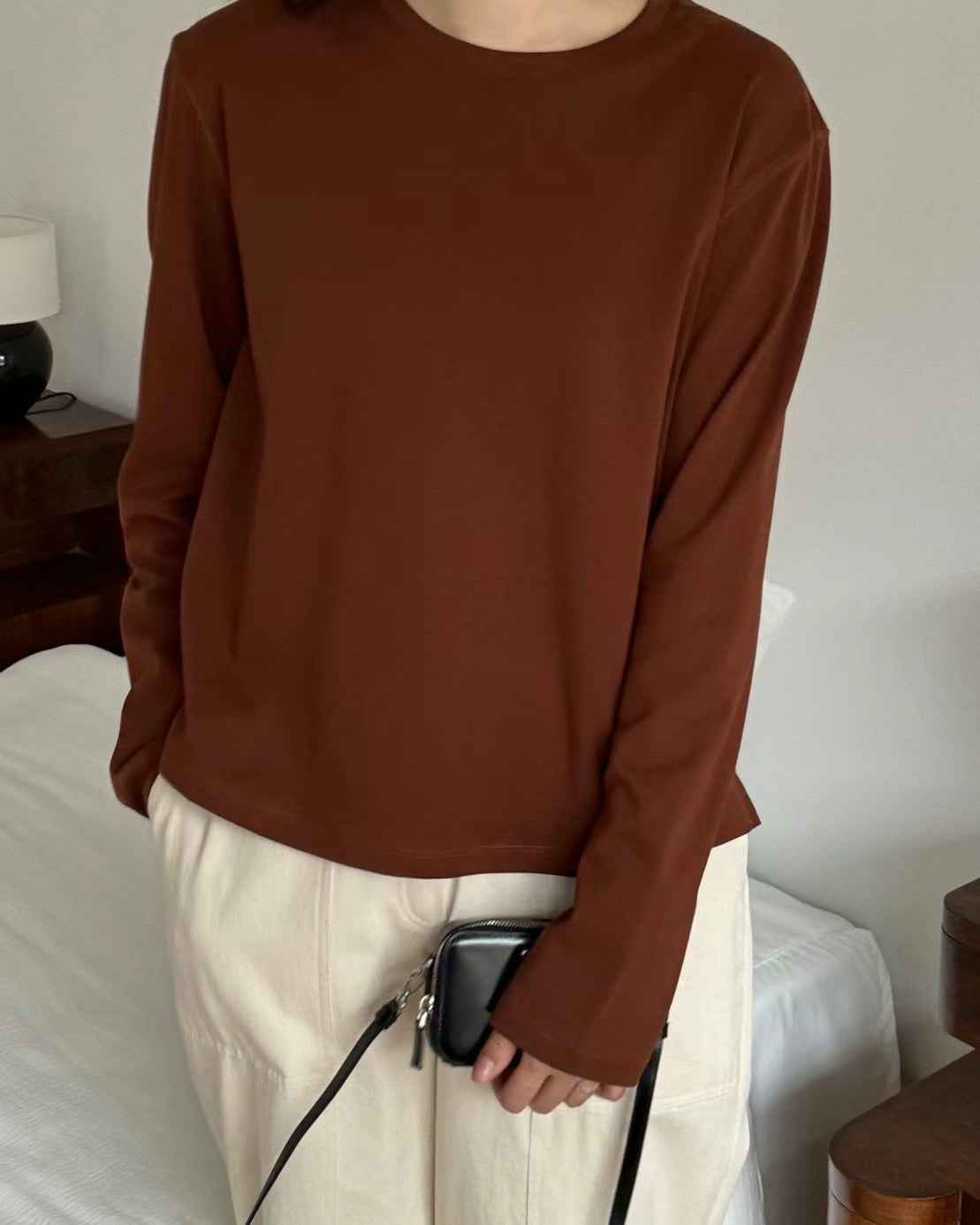 DAILY SILK COTTON TEE
