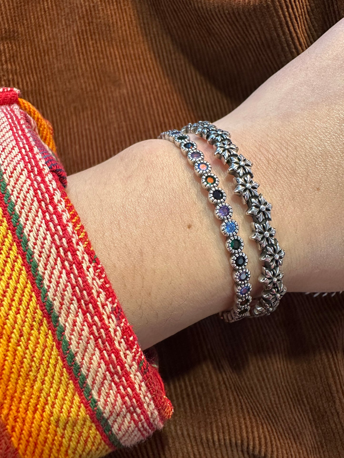 925 BLOSSOM LINK BANGLE