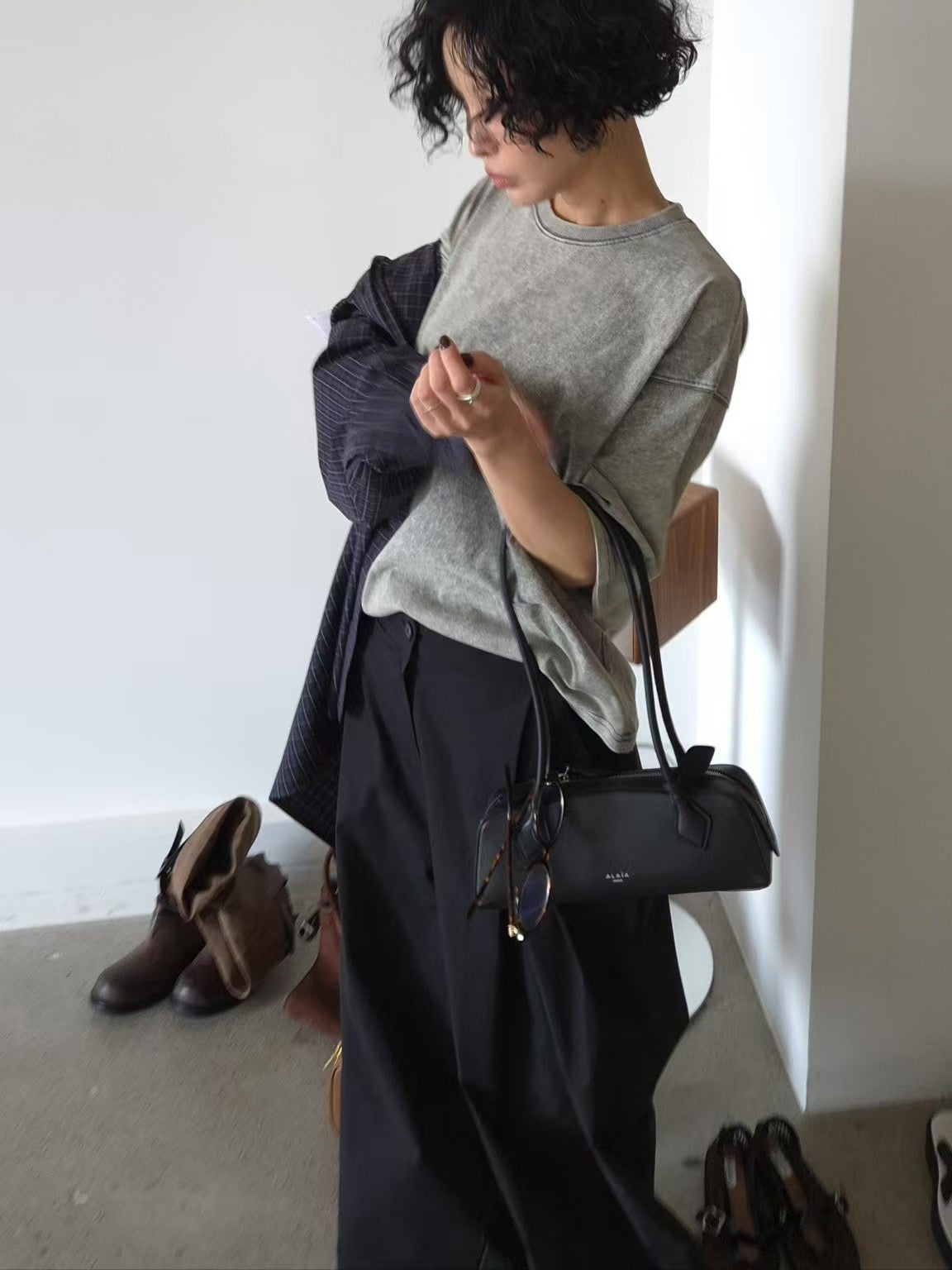 BLEACH GREY TEE