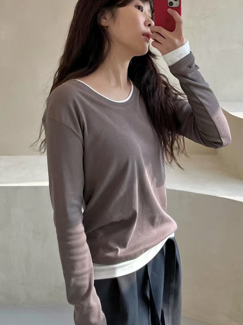 SPRING TWO LAYER LONG SLEEVES