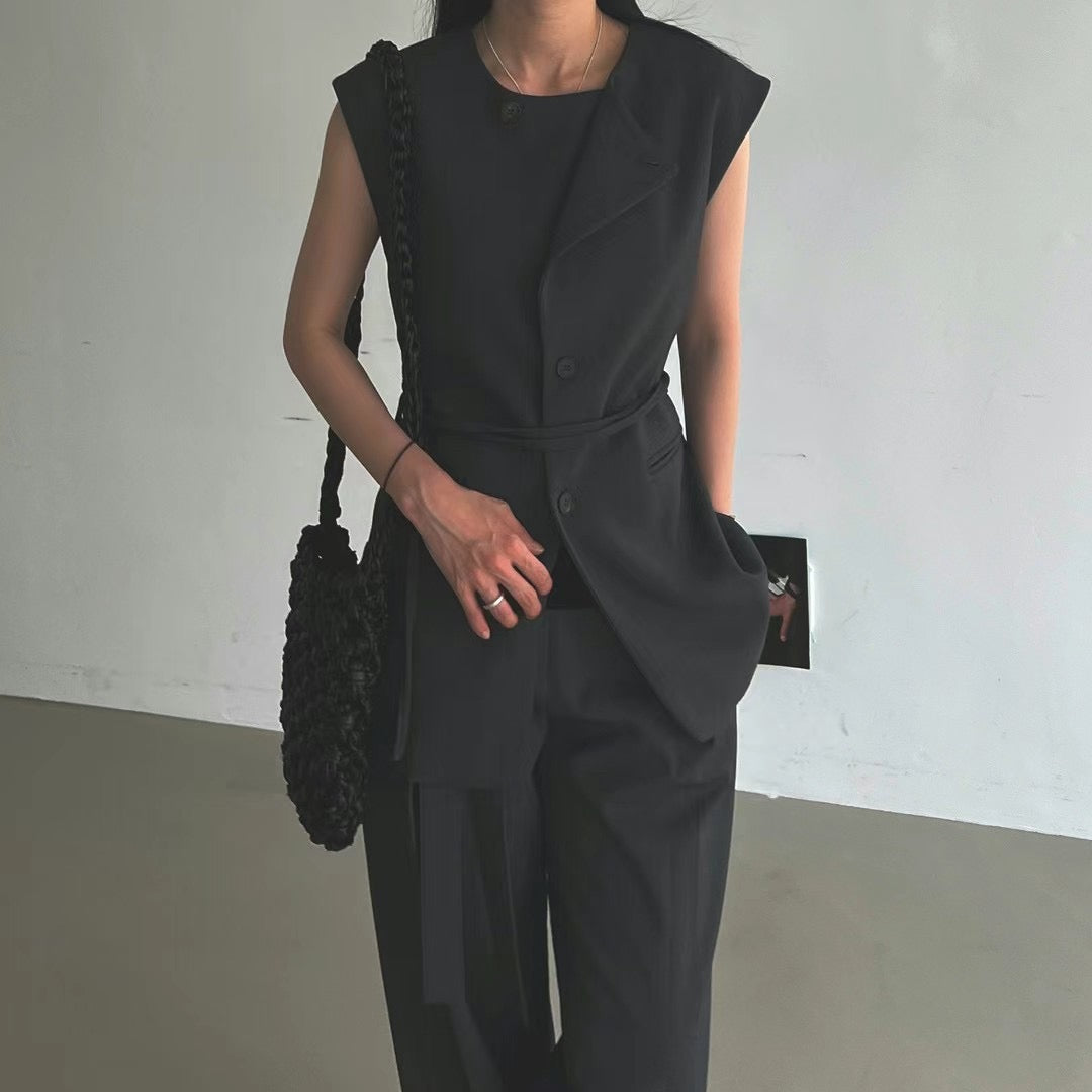 !!!LAST ORDER - SPECIAL OFFER until Sunday!!! MULTI STYLE BELTED BLAZER VEST