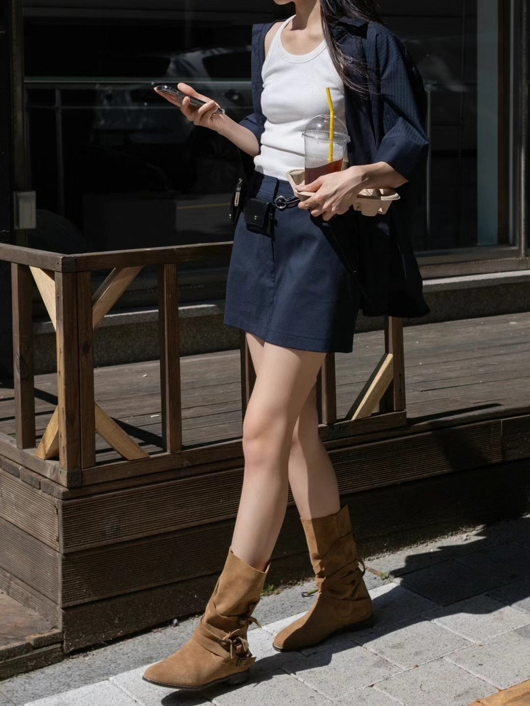 CLASSY MINI SKIRT SHORTS
