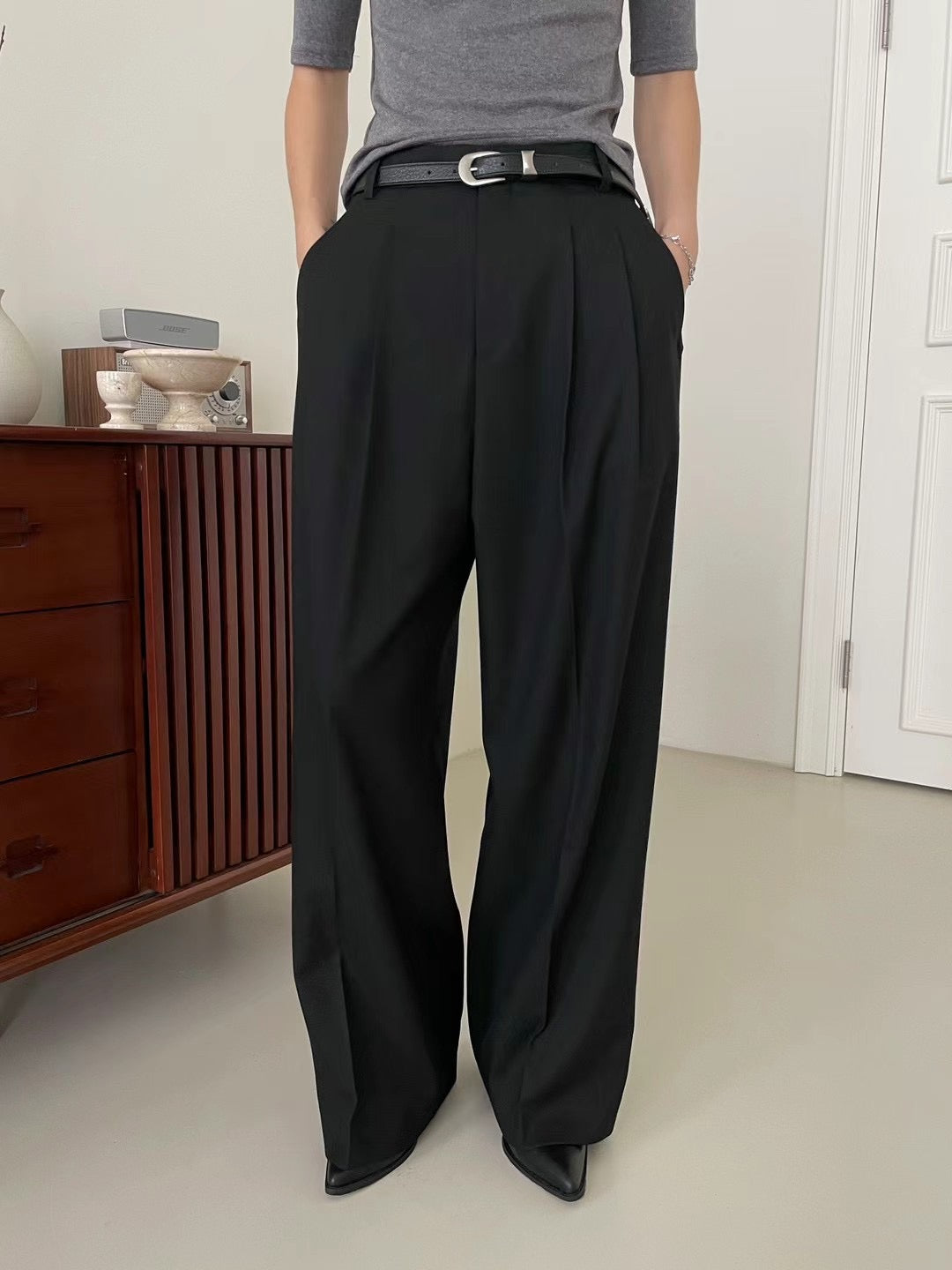 !!!LAST ORDER - SPECIAL OFFER until Sunday!!! FALL DUO PLEATED SUIT PANTS