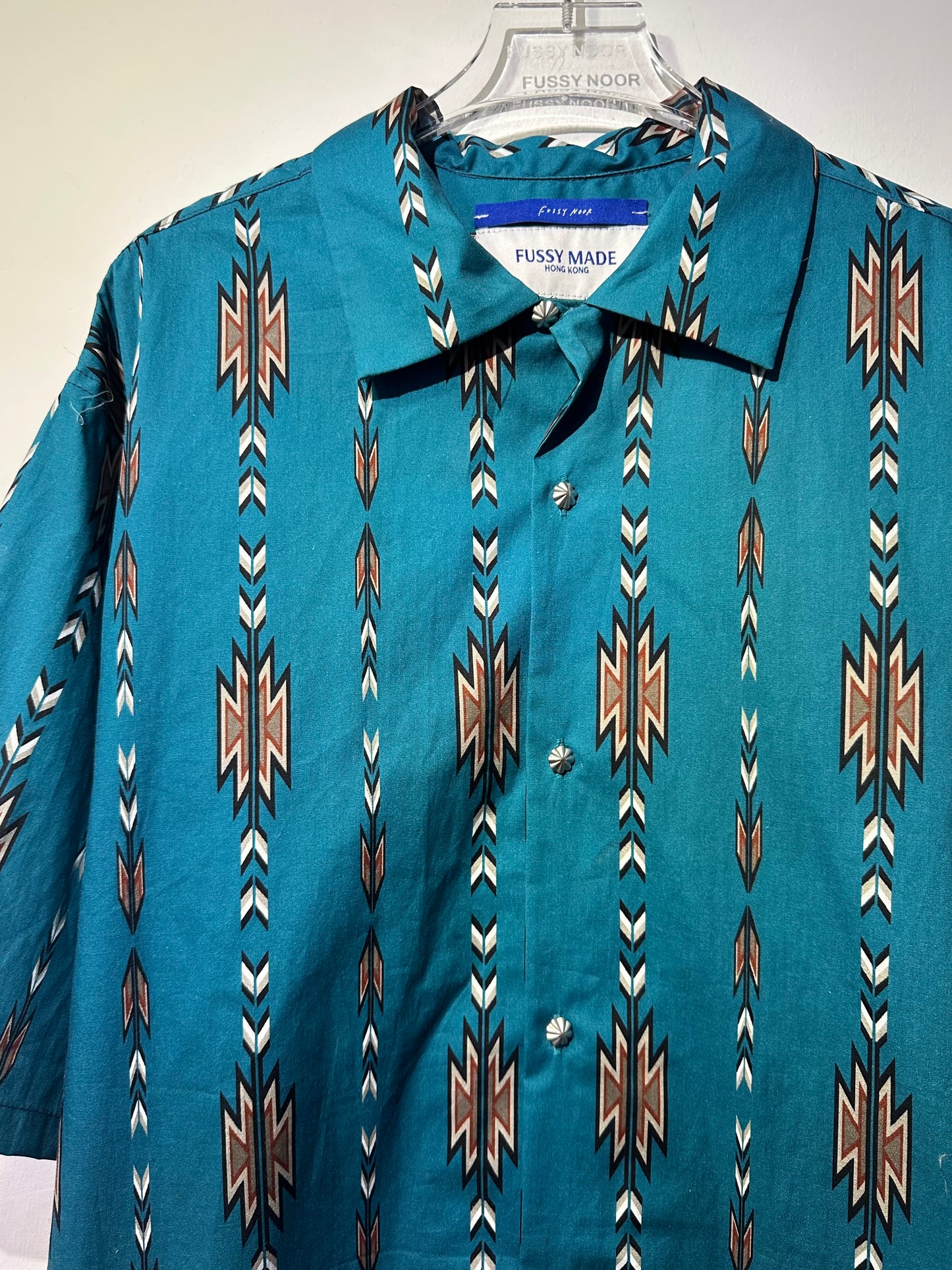 • FUSSY MADE • AZTEC ARROW WESTERN SHIRT