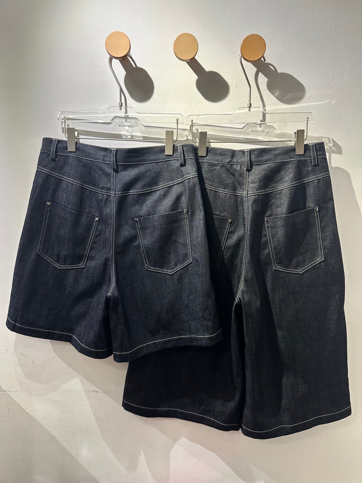 • FUSSY MADE • RAW DENIM SHORTS (JAPAN FABRIC)