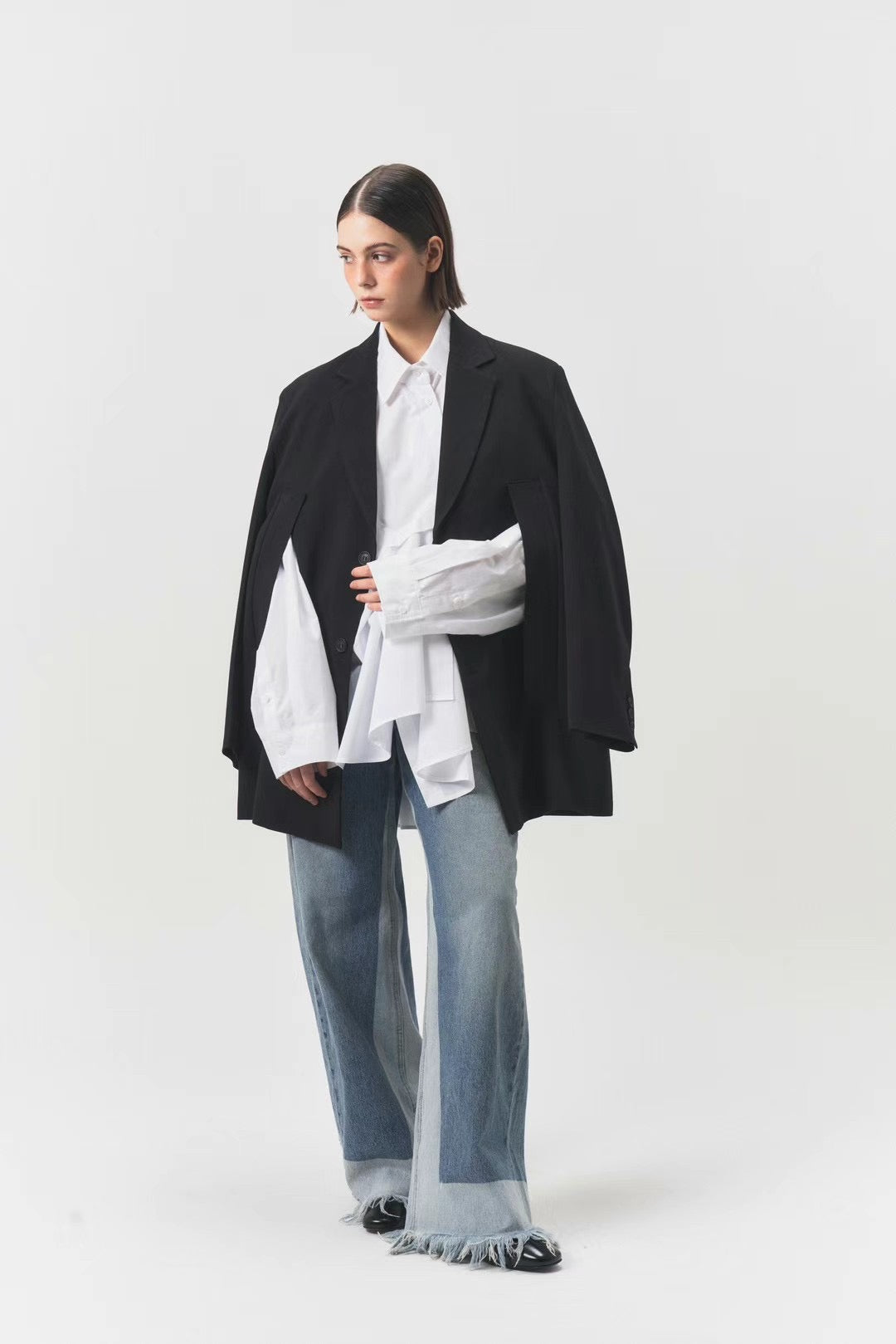 2WAY CAPE BLAZER