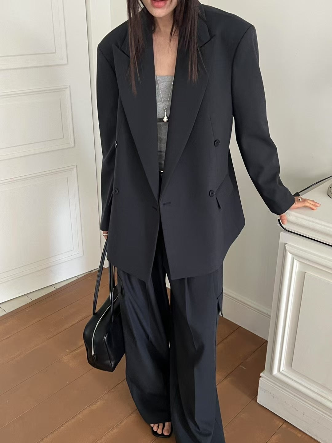 CLASSIC DOUBLE BREAST BLAZER