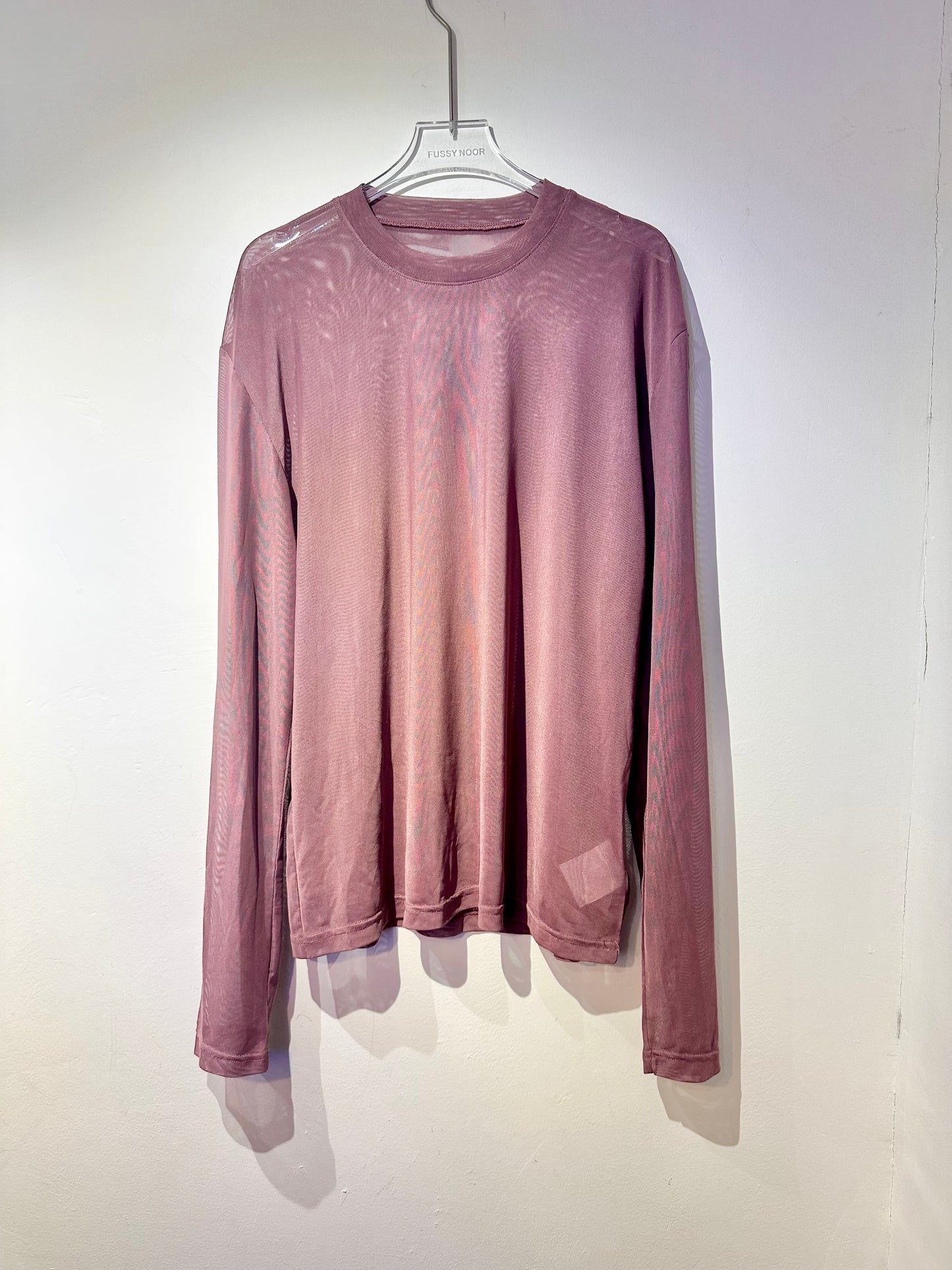 • FUSSY MADE • SHEER MESH TOP