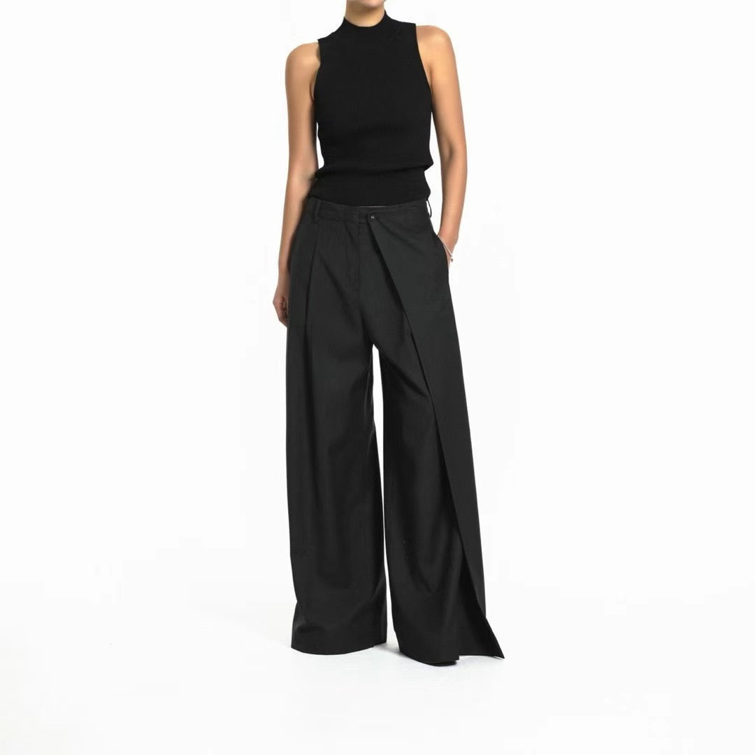 HALTER RIBBED VEST