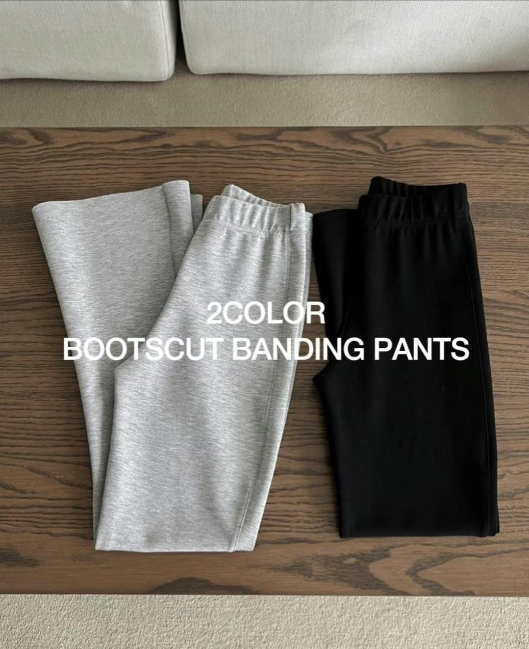 BOOTCUT BANDING PANTS