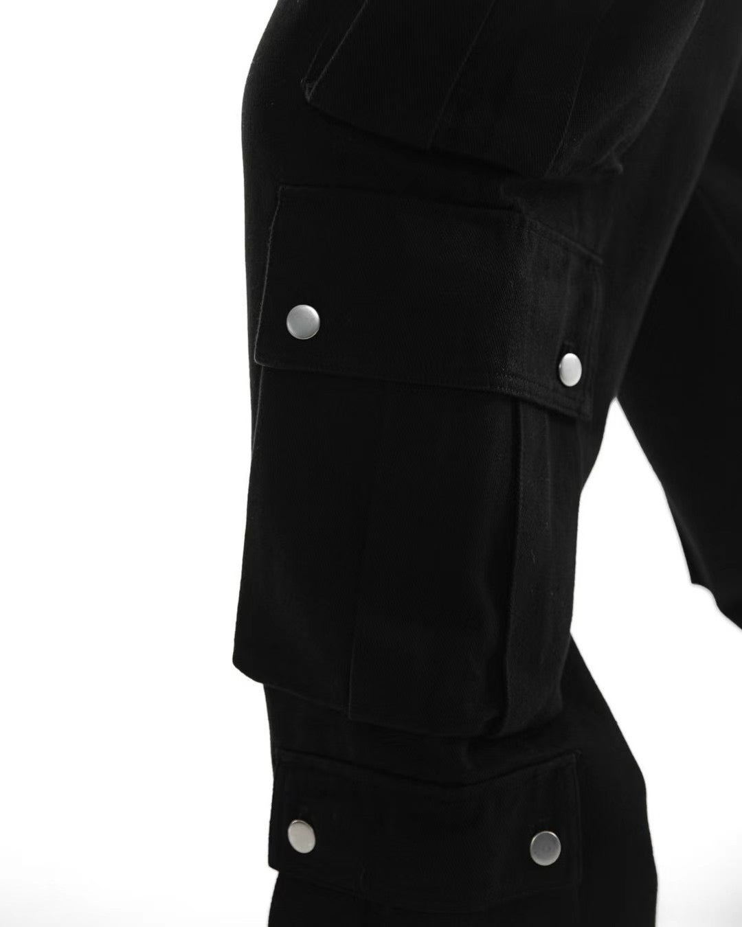 BUCKLE WAISTED CARPENTER PANTS