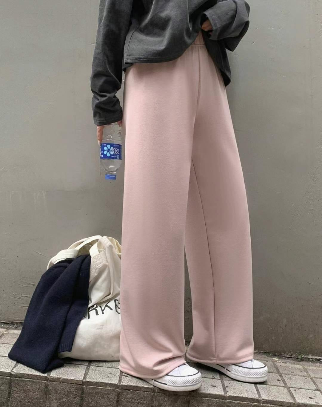THICK BAND COTTON PANTS
