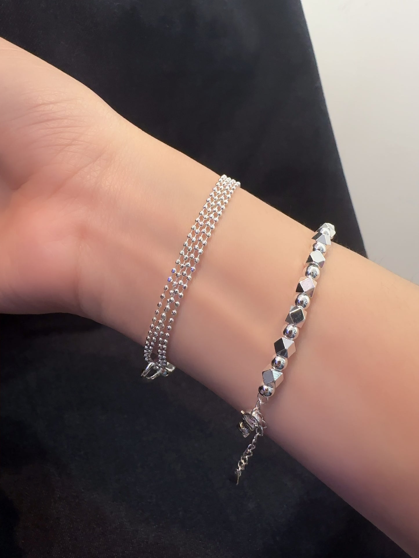 925 CUBE CHAIN LINK BRACELET