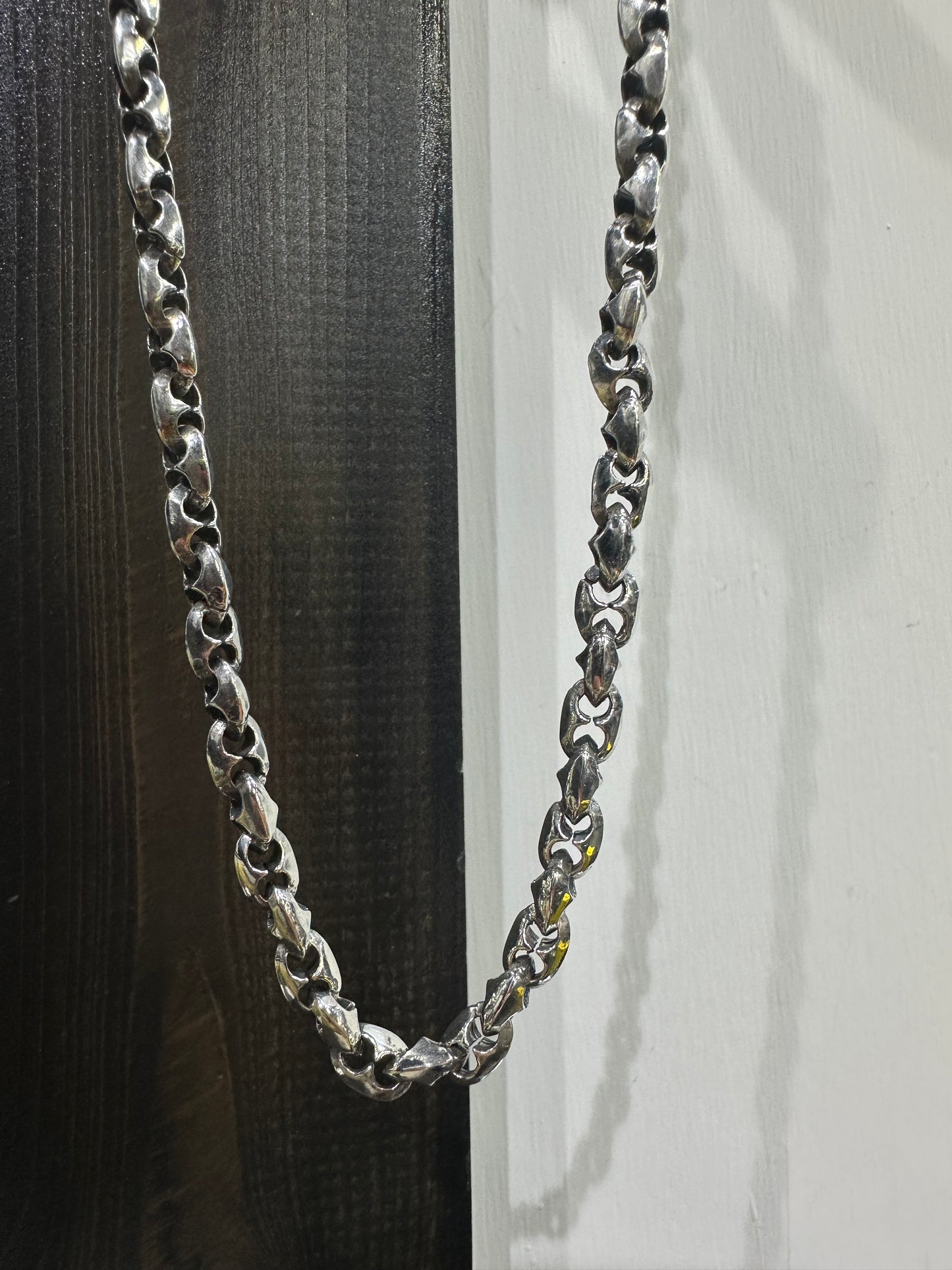 HANDMADE 925 DOUBLE HOLE CHAIN NECKLACE