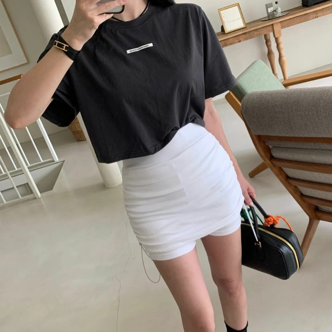 DRAWSTRING PANT SKIRT