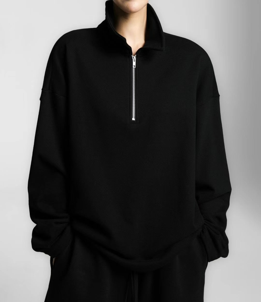 ZIP UP COTTON TOP