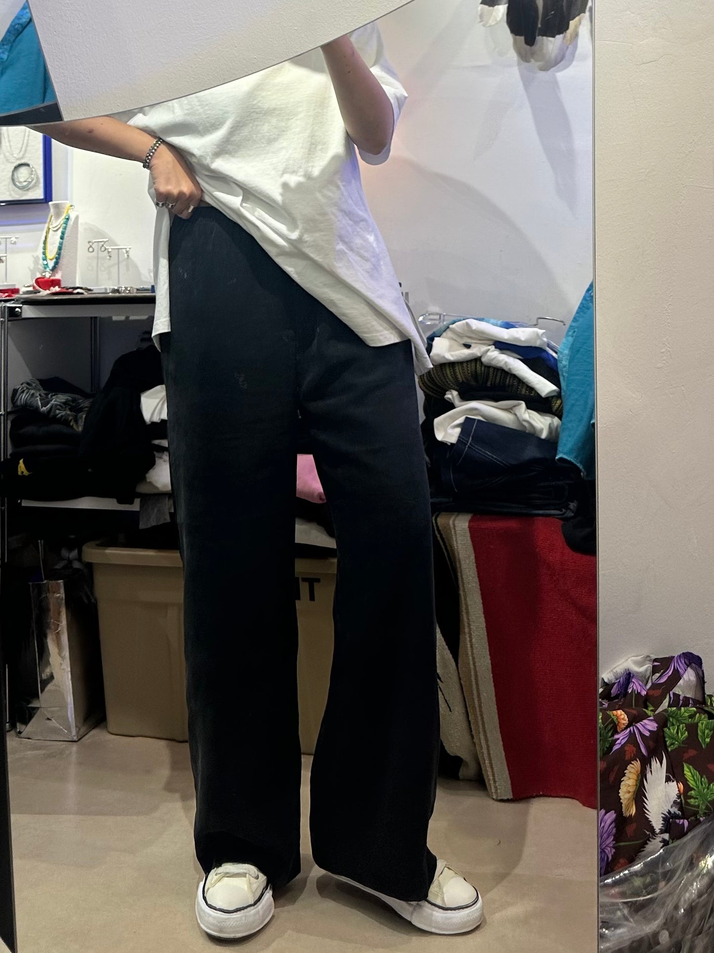• FUSSY MADE • CUPRO DRAPED PANTS